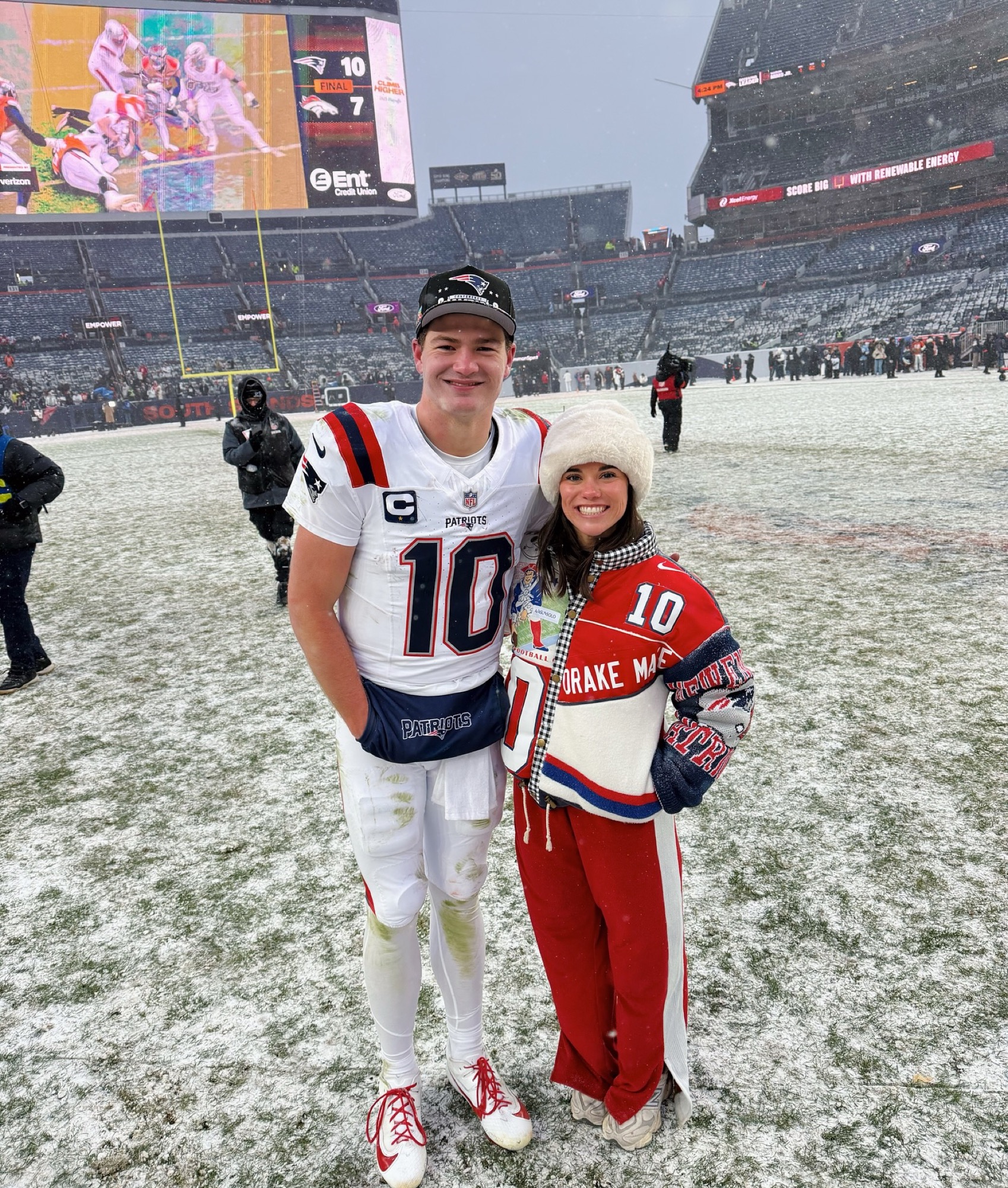 Patriots QB Drake Maye and Wife Ann Michael Maye Relationship Timeline