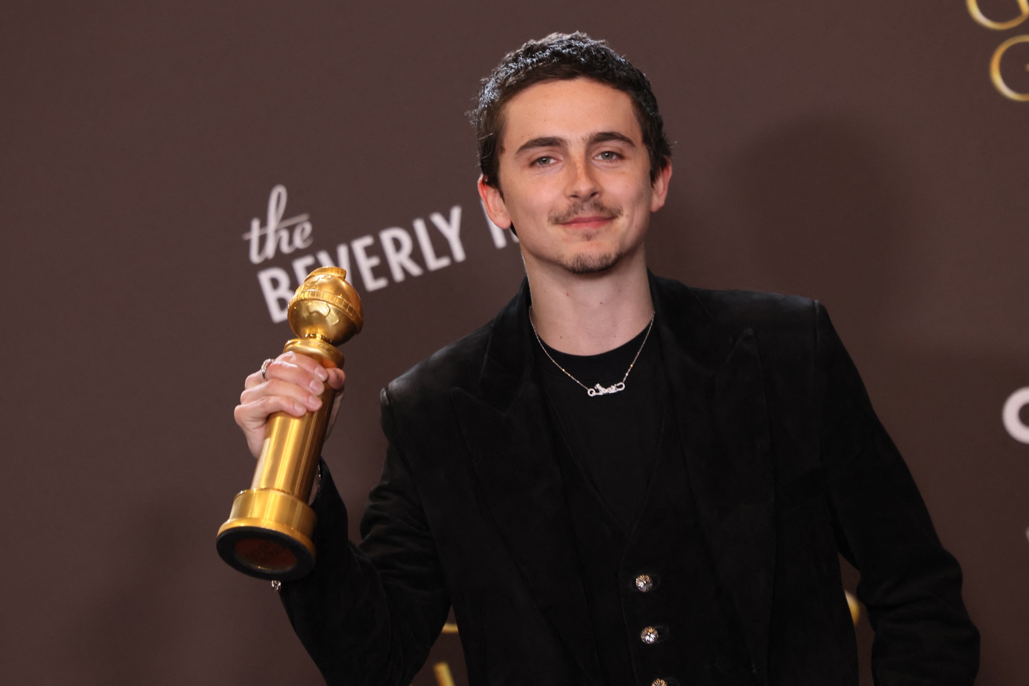 Timothee Chalamet Golden Globes Winners