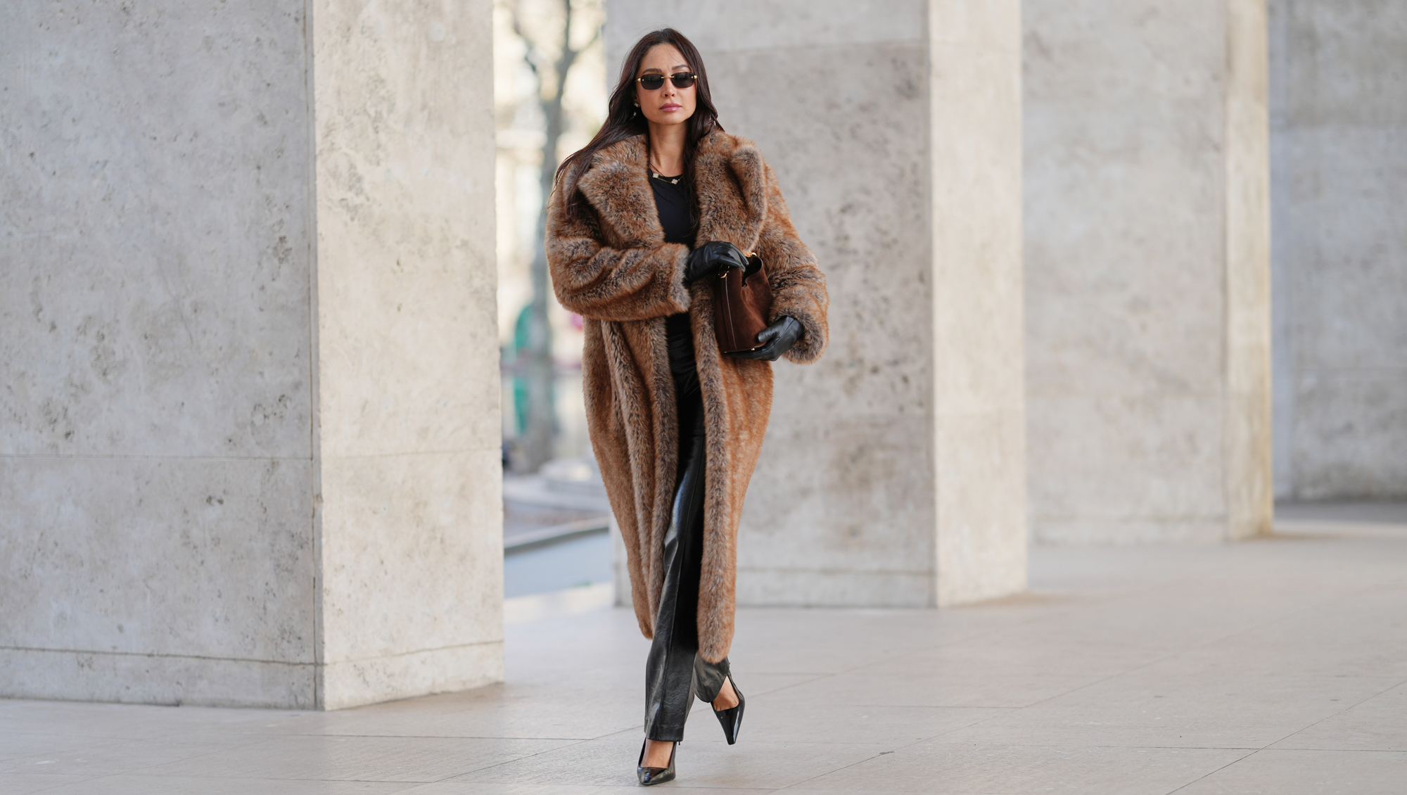 Faux Fur Coat