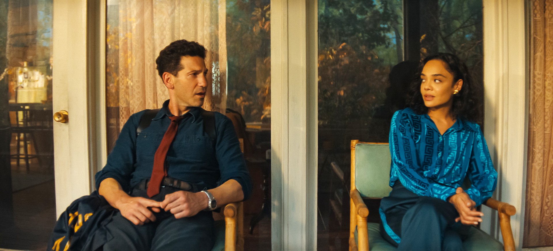 Jon Bernthal and Tessa Thompson in His & Hers