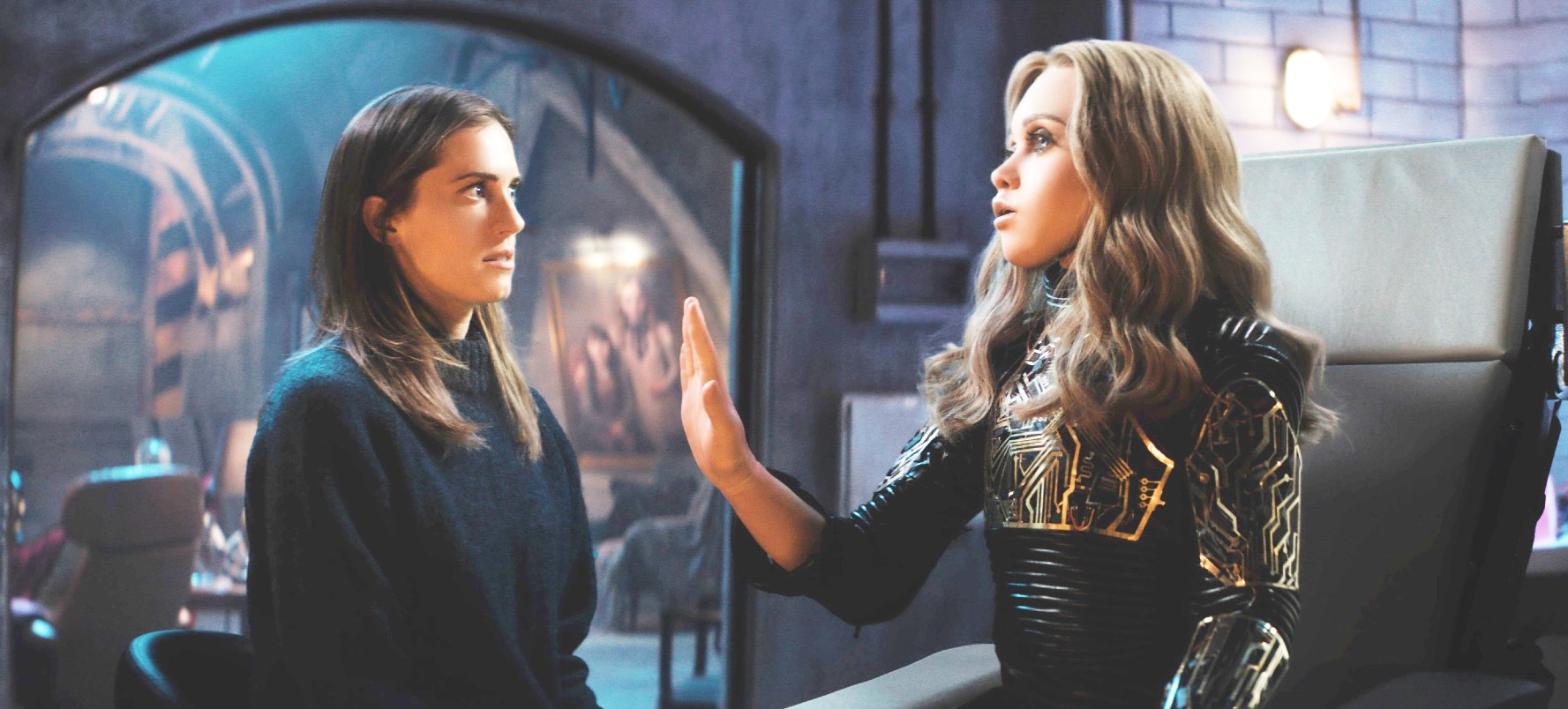 Allison Williams and M3GAN in M3GAN 2.0