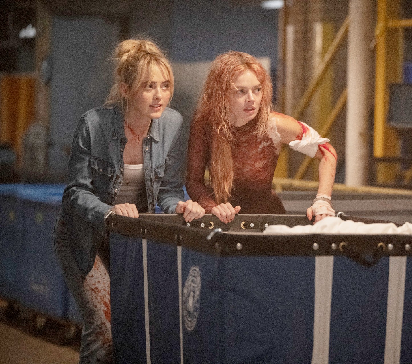 Kathryn Newton and Samara Weaving in Ready or Not 2