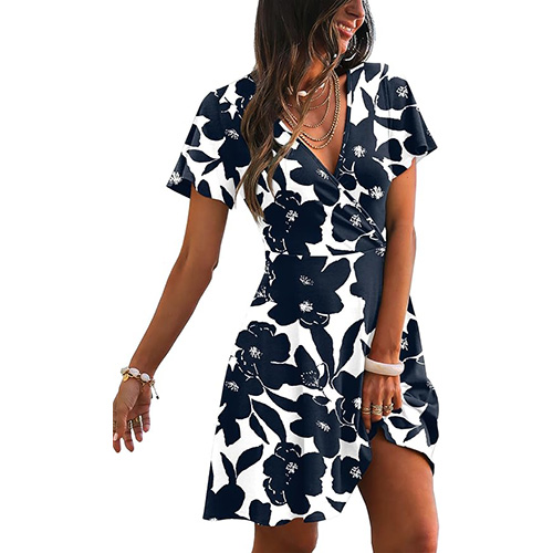 rumia-v-neck-dress