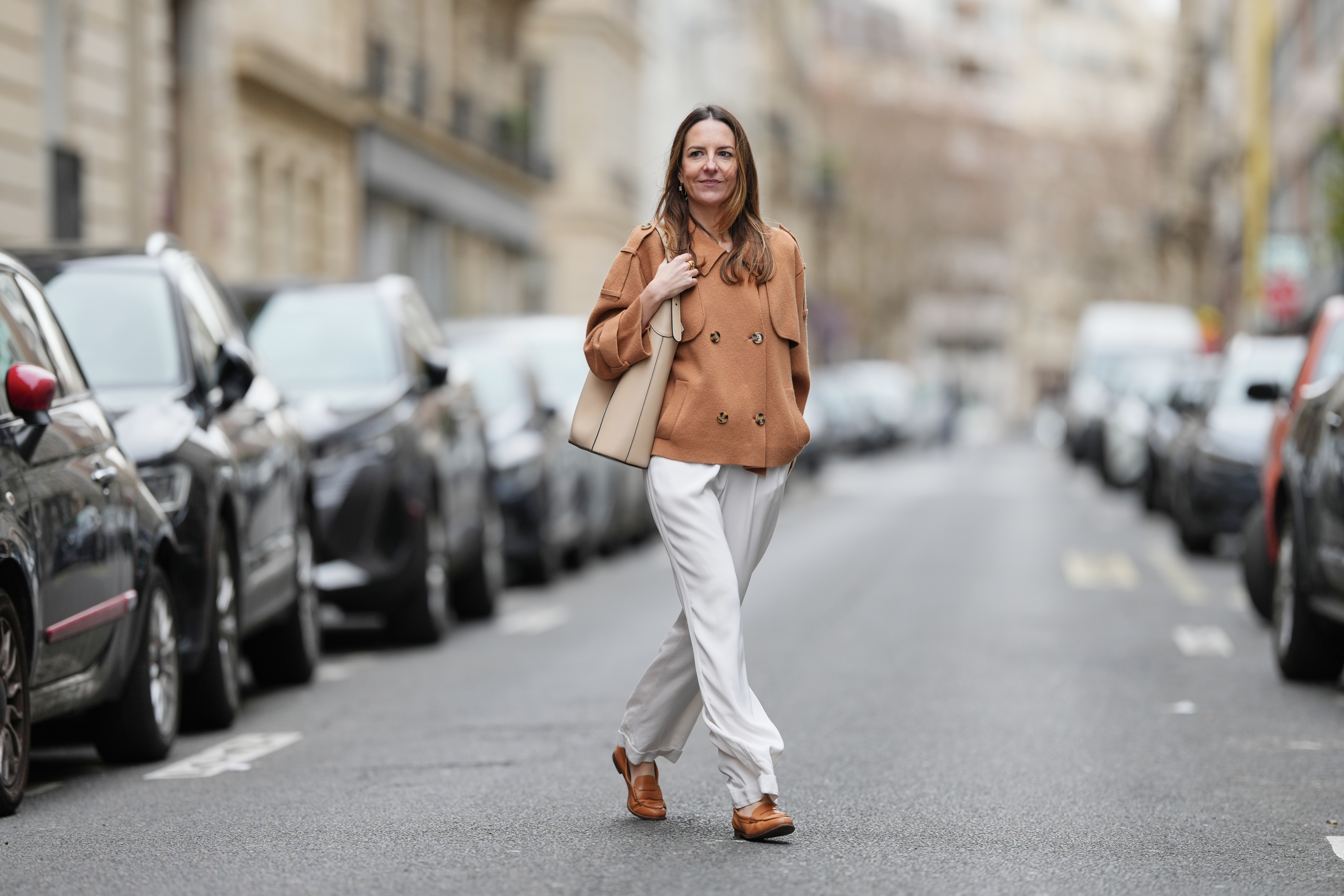 leather loafers