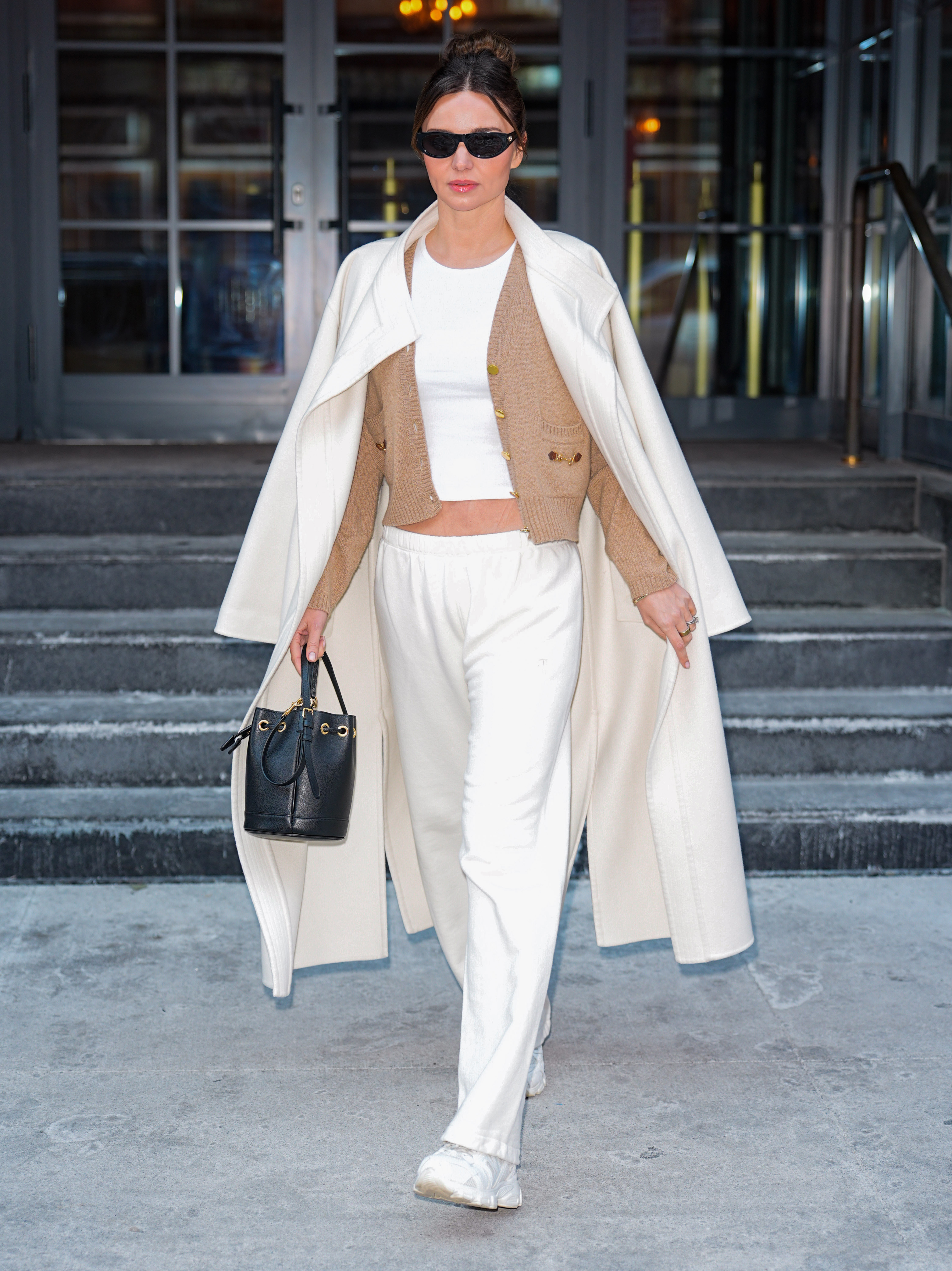 Miranda Kerr is seen on February 3, 2026 in New York City.