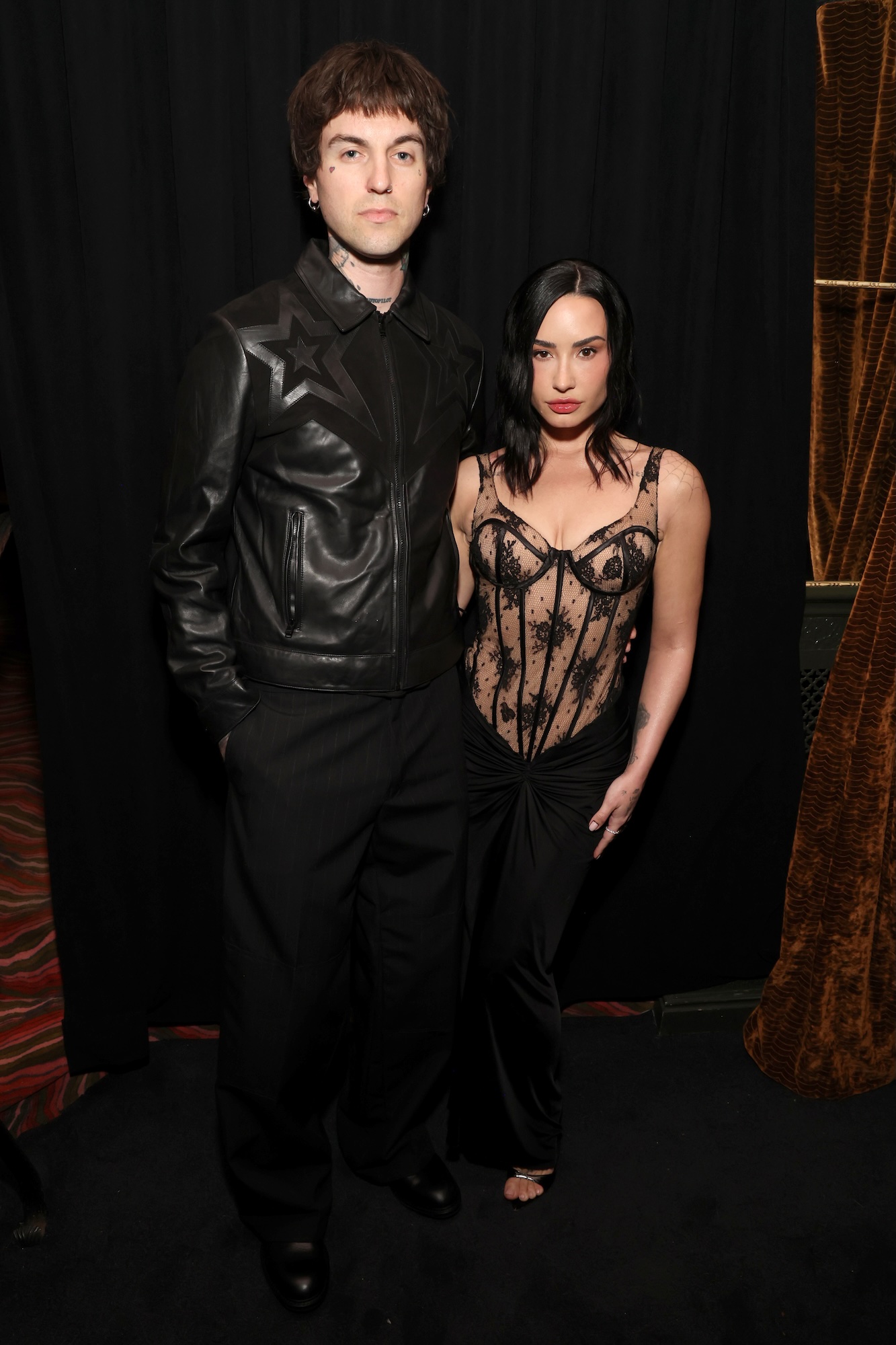 Leather Looks Take Over the 2026 Grammys Afterparties with Tate McRae, Demi Lovato and More Hitting the Scene