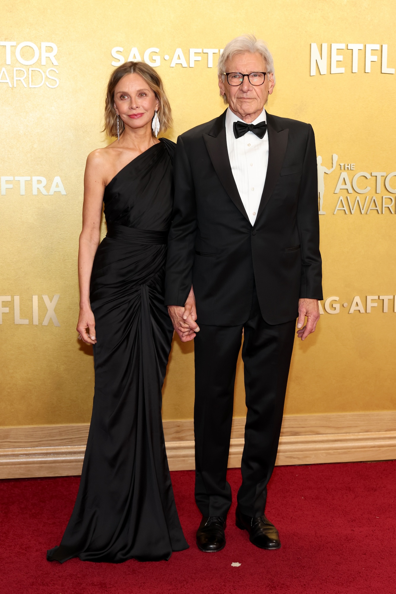32nd Annual Actor Awards - Arrivals - Harrison Ford, Calista Flockhart