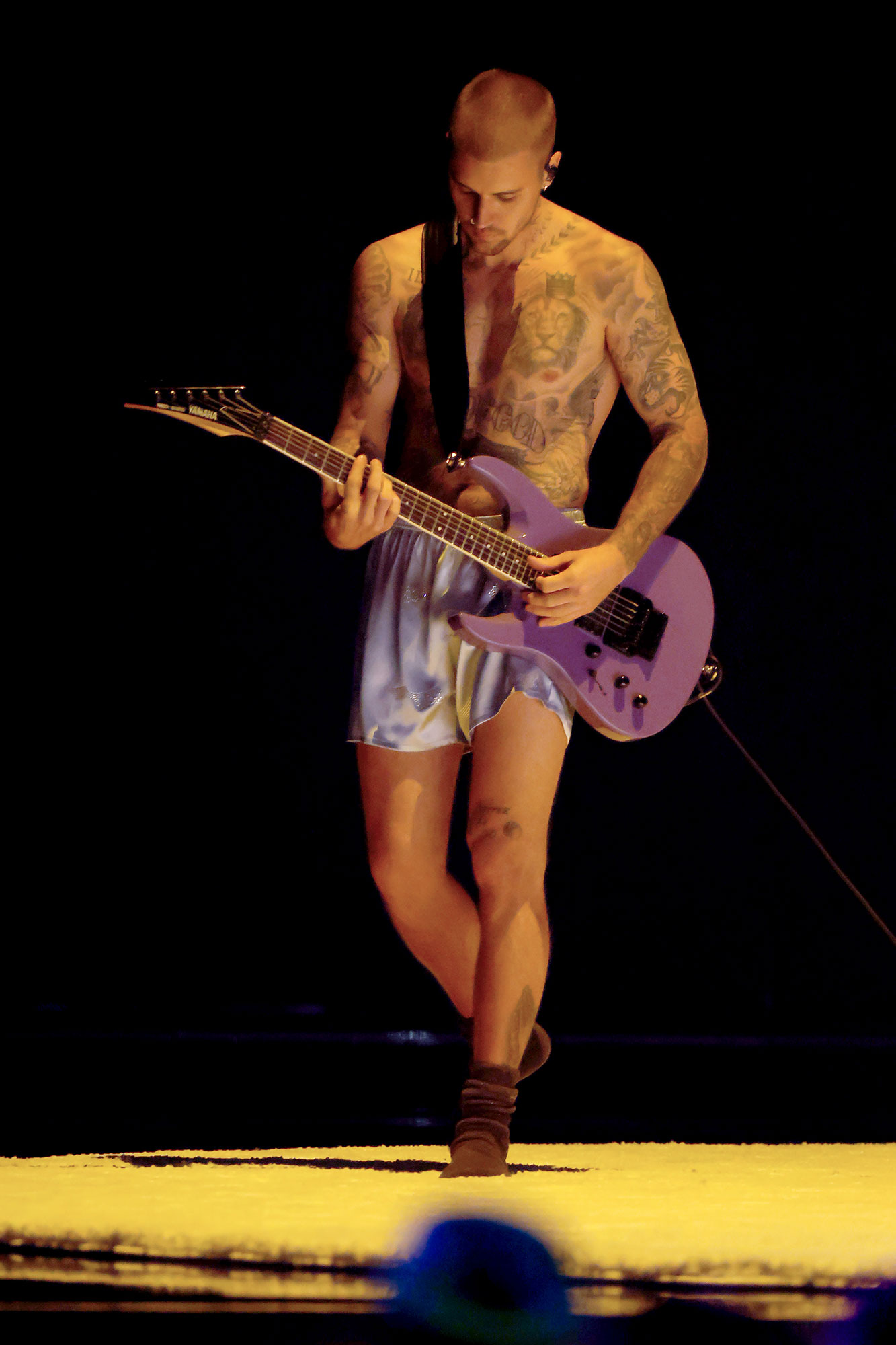 Justin Bieber 2026 Grammy Awards Socks Boxer