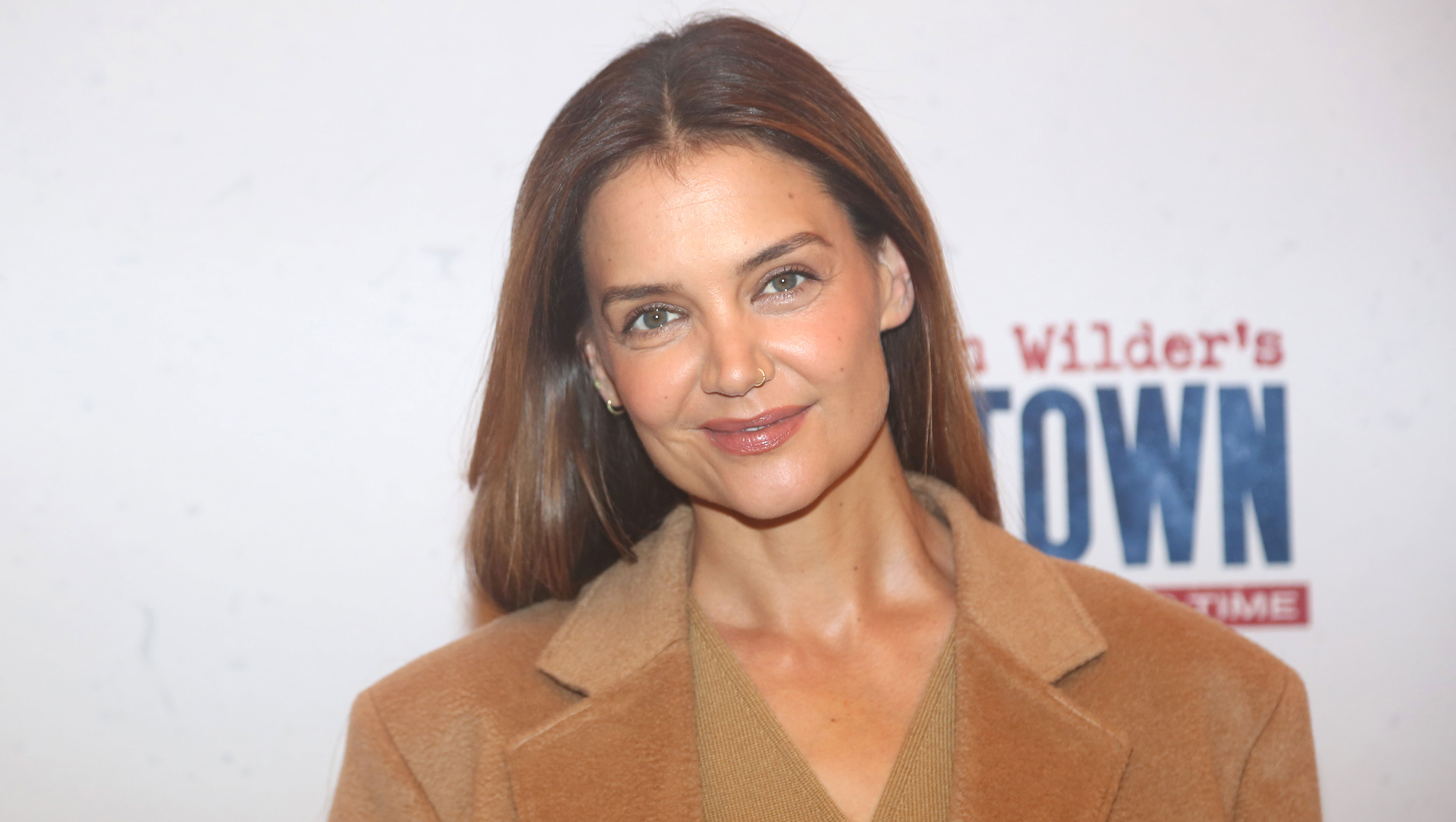 NEW YORK, NEW YORK - SEPTEMBER 06: Katie Holmes attends the "Our Town" photo call at Algonquin Hotel on September 06, 2024 in New York City. (Photo by Bruce Glikas/WireImage)