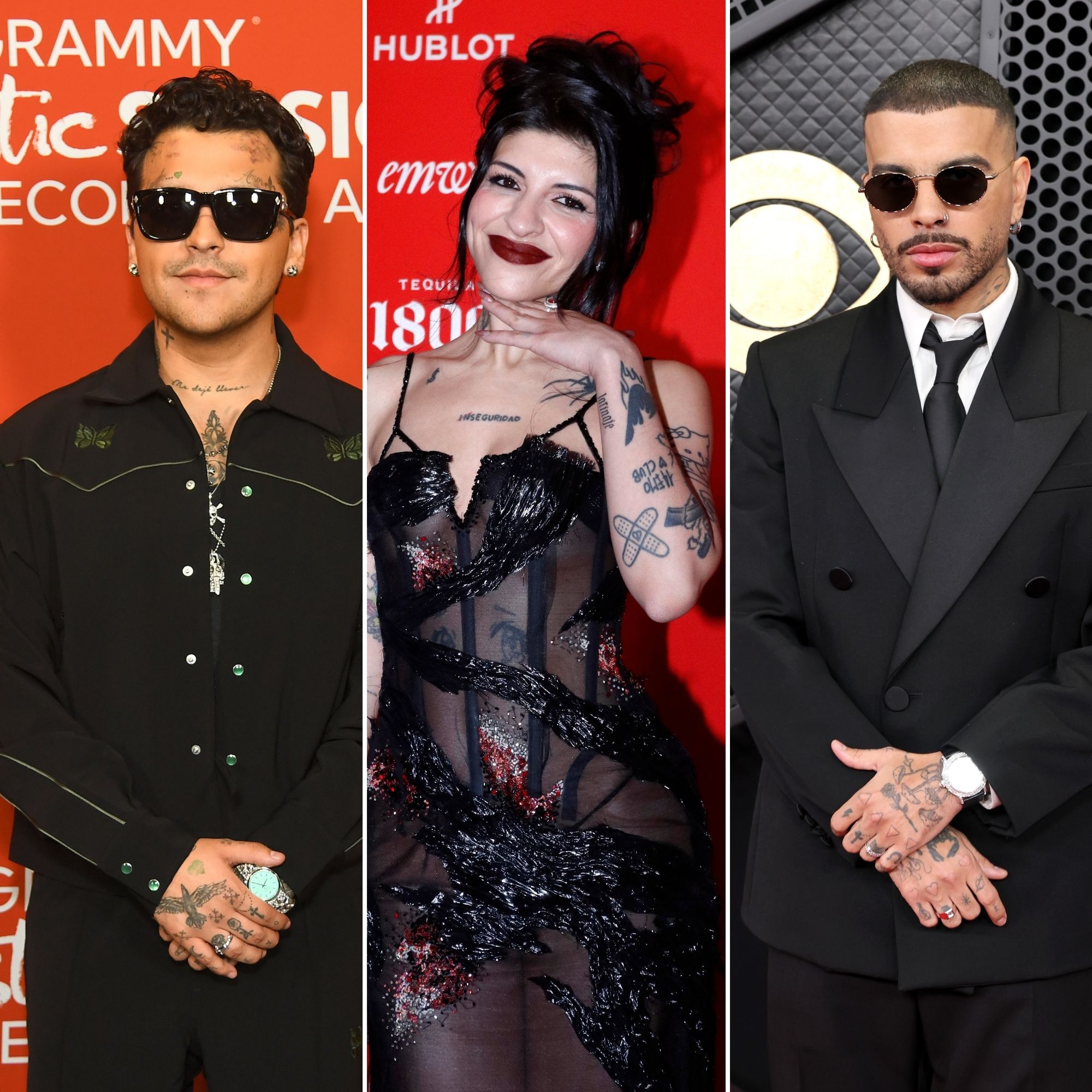 Christian Nodal, Cazzu y Rauw Alejandro