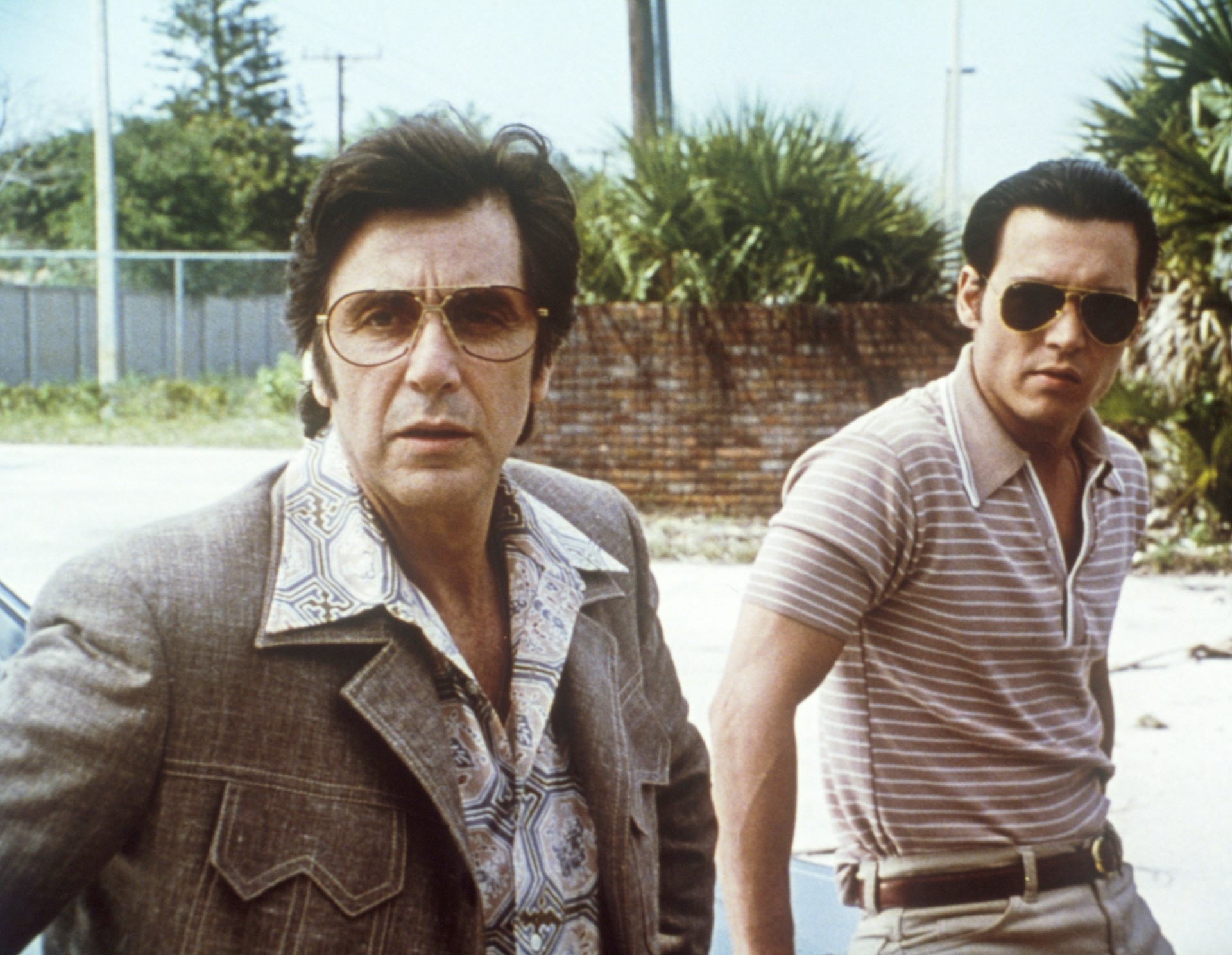 Al Pacino and Johnny Depp in Donnie Brasco