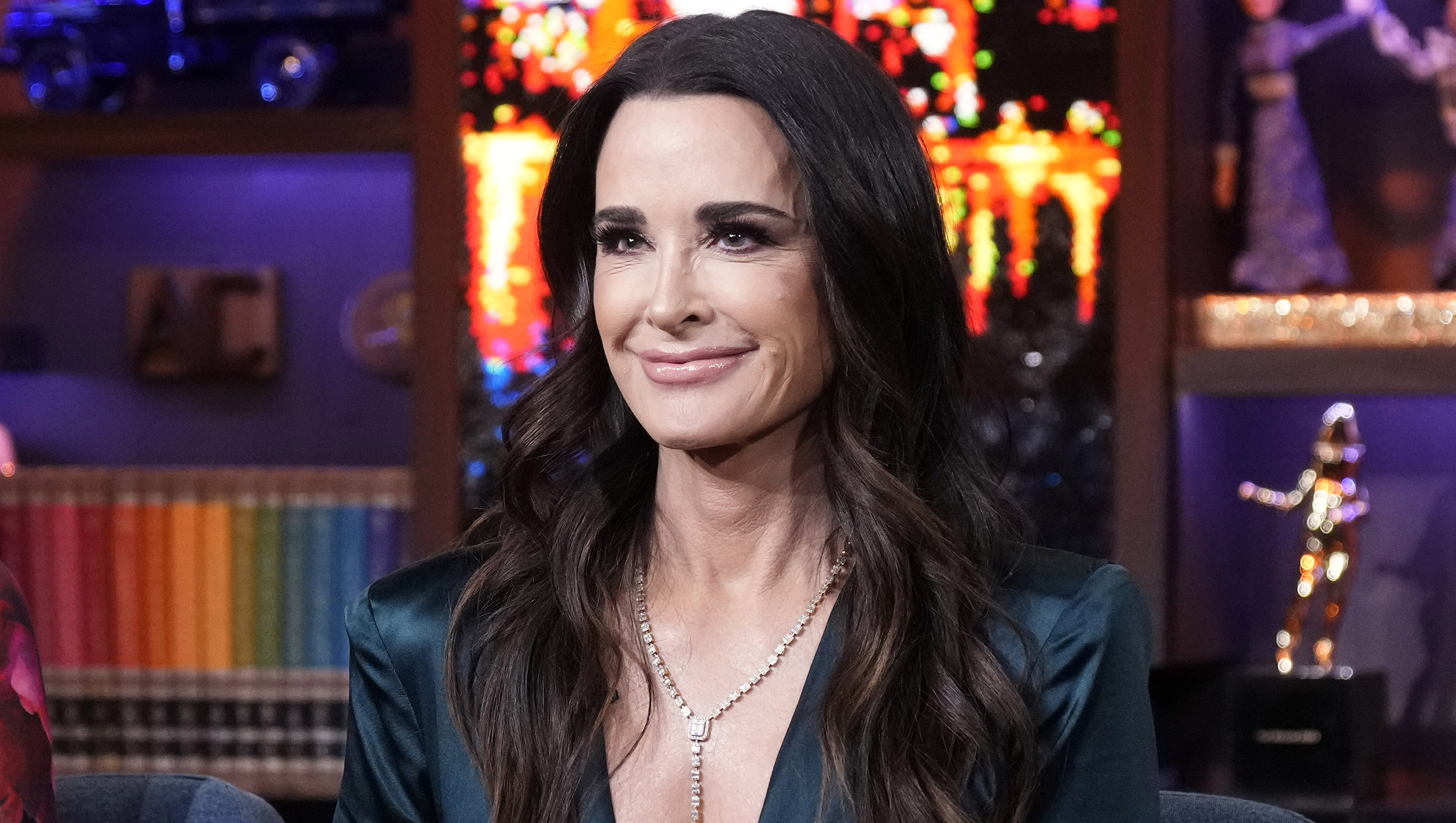 WATCH WHAT HAPPENS LIVE WITH ANDY COHEN -- Episode 23019 -- Pictured: Kyle Richards -- (Photo by: Charles Sykes/Bravo via Getty Images)