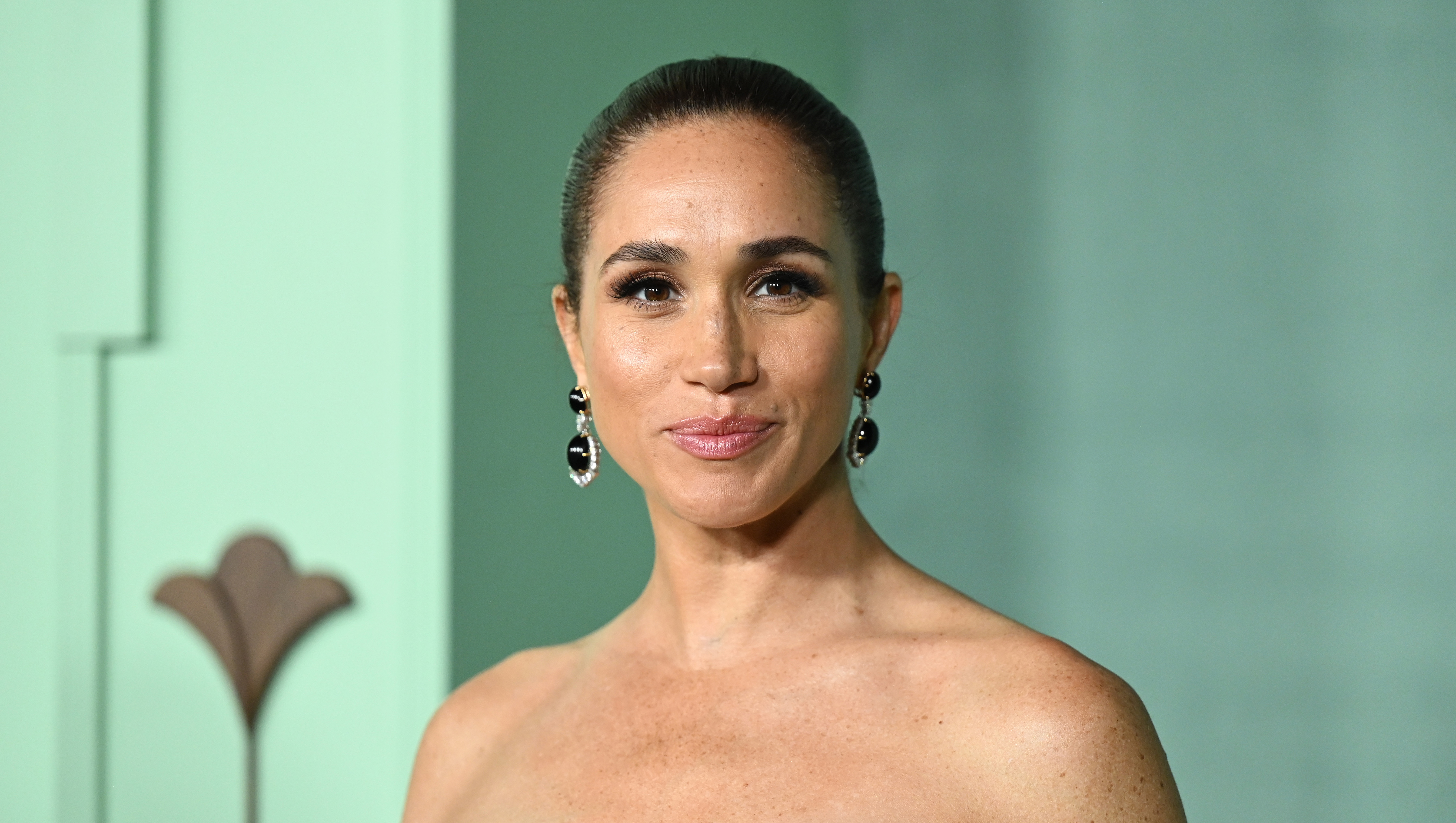 Meghan, Duchess of Sussex at the 2026 Fifteen Percent Pledge Fundraising Gala held at Paramount Studios on February 07, 2026 in Los Angeles, California. (Photo by Gilbert Flores/Variety via Getty Images)