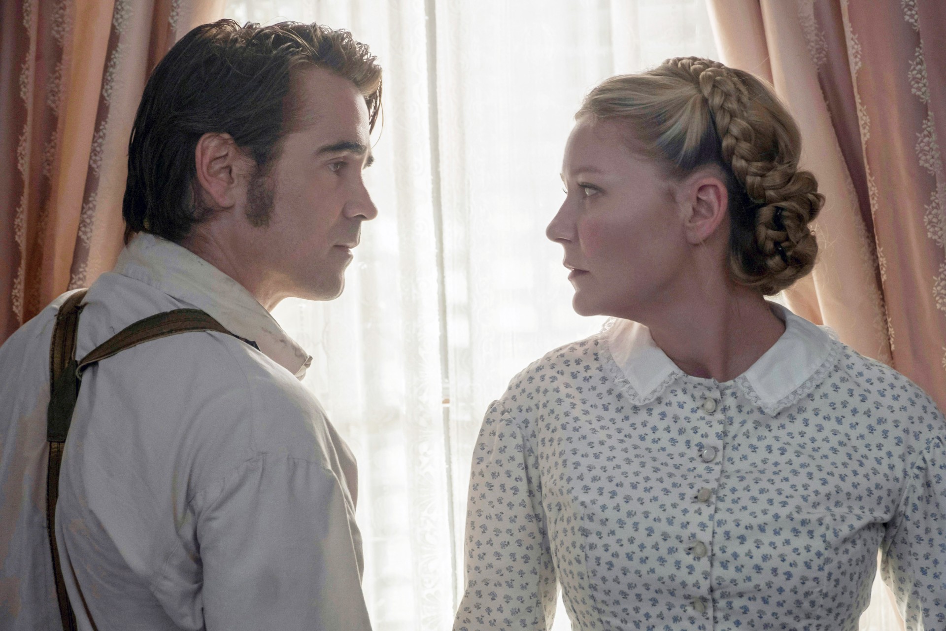 Colin Farrell and Kirsten Dunst in The Beguiled