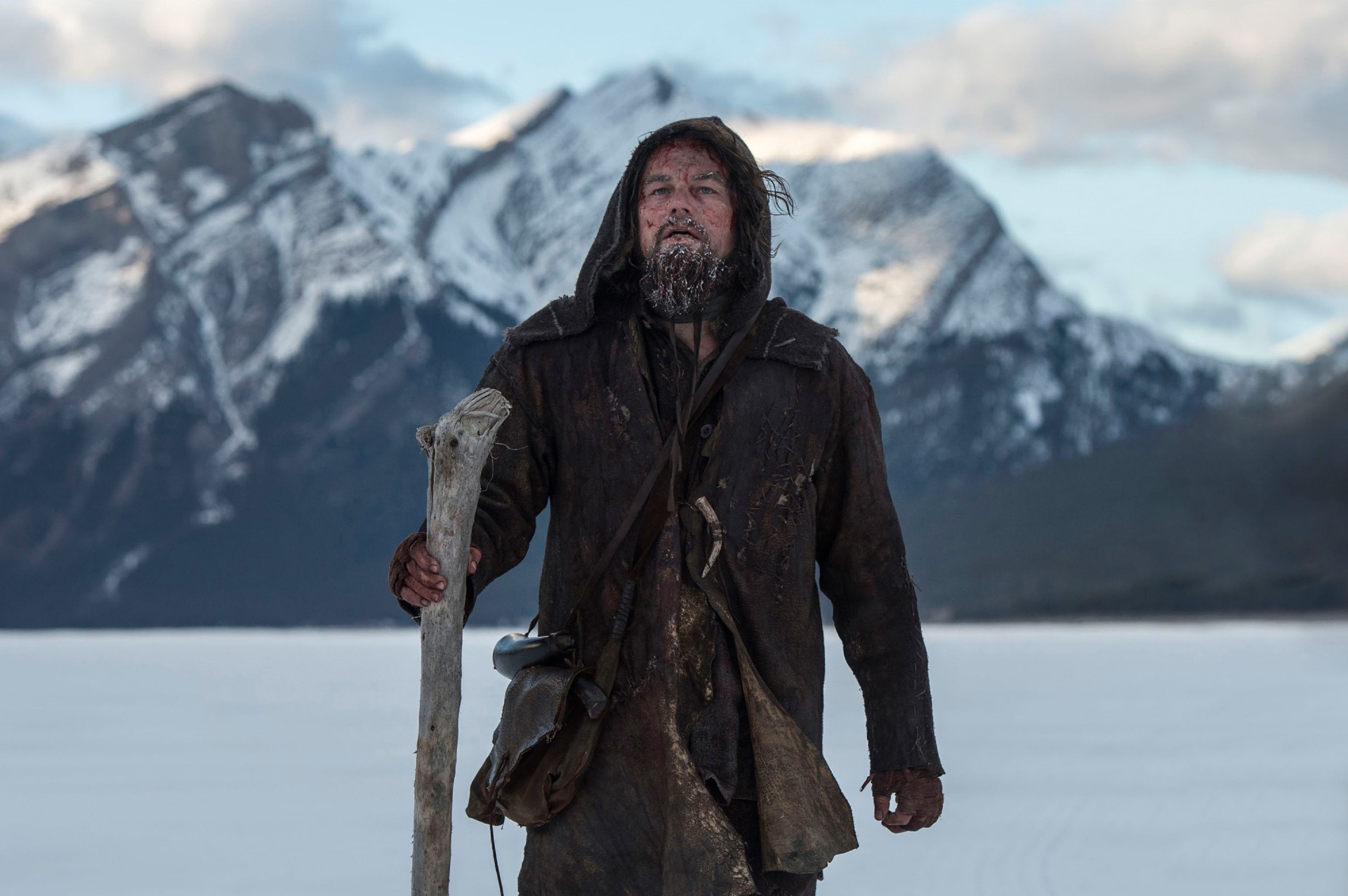 Leonardo DiCaprio in The Revenant