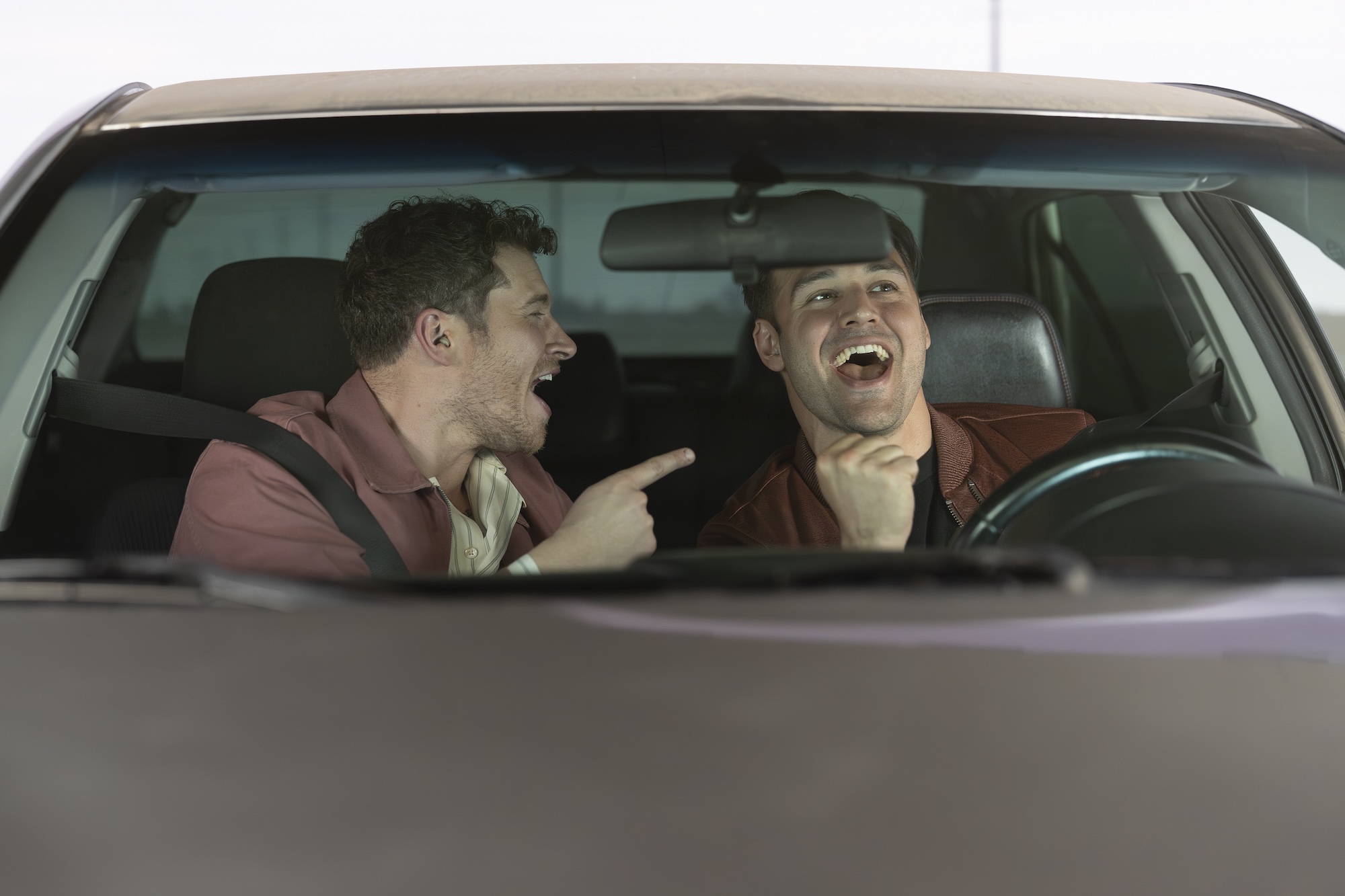 OLIVER STARK, RYAN GUZMAN, Buck and Eddie road trip