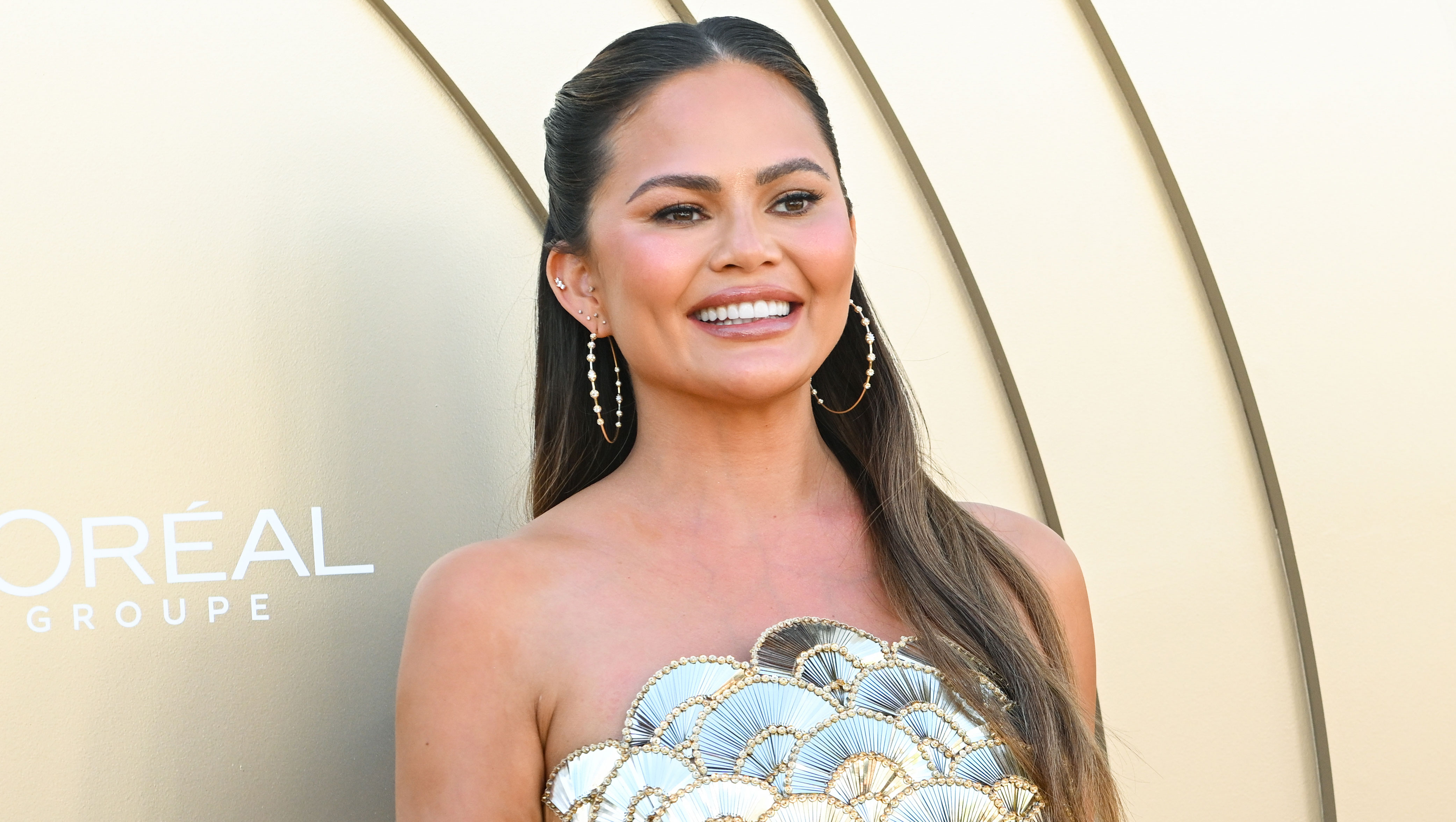 LOS ANGELES, CALIFORNIA - MAY 10: Chrissy Teigen attends Gold House 4th Annual Gold Gala at The Music Center on May 10, 2025 in Los Angeles, California. (Photo by Olivia Wong/WireImage)