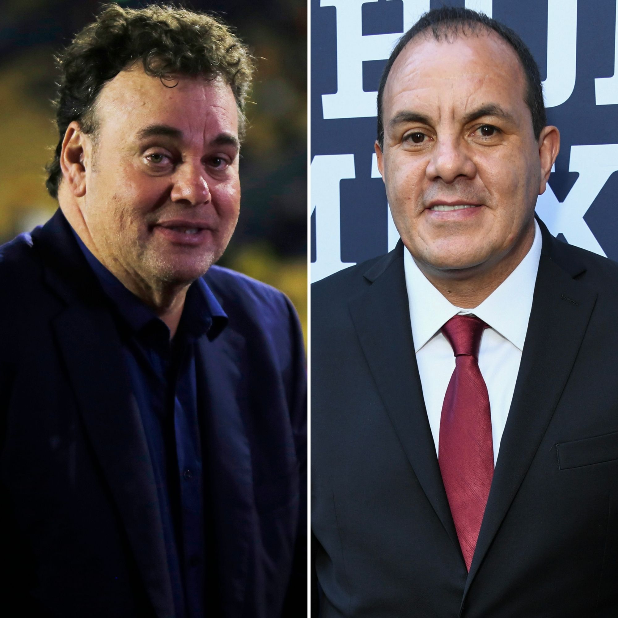 David Faitelson y Cuauhtémoc Blanco.