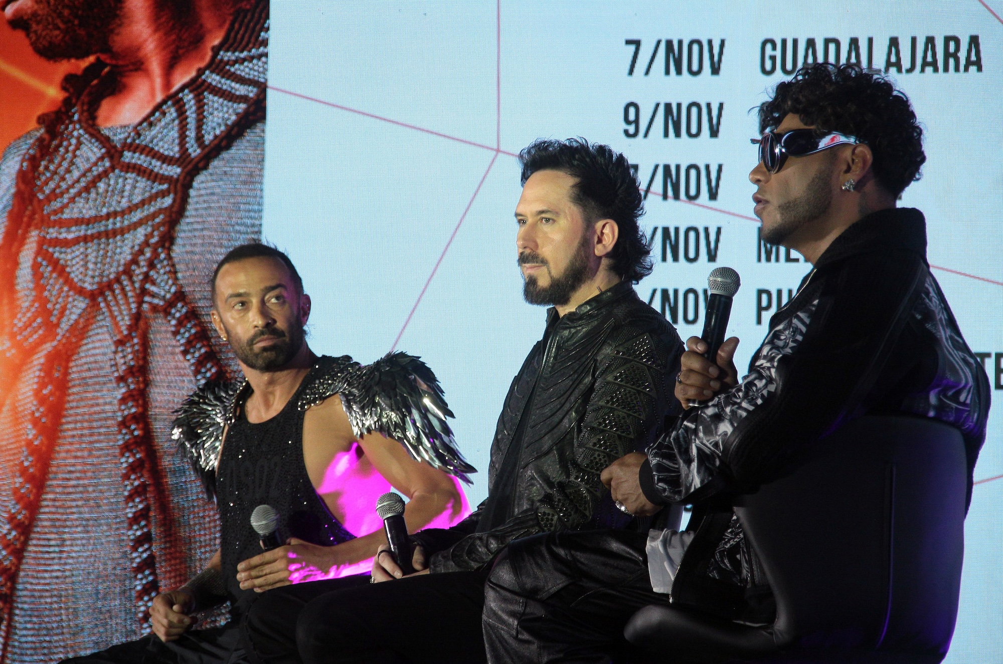 Mario Domm, Pablo Hurtado y Samo