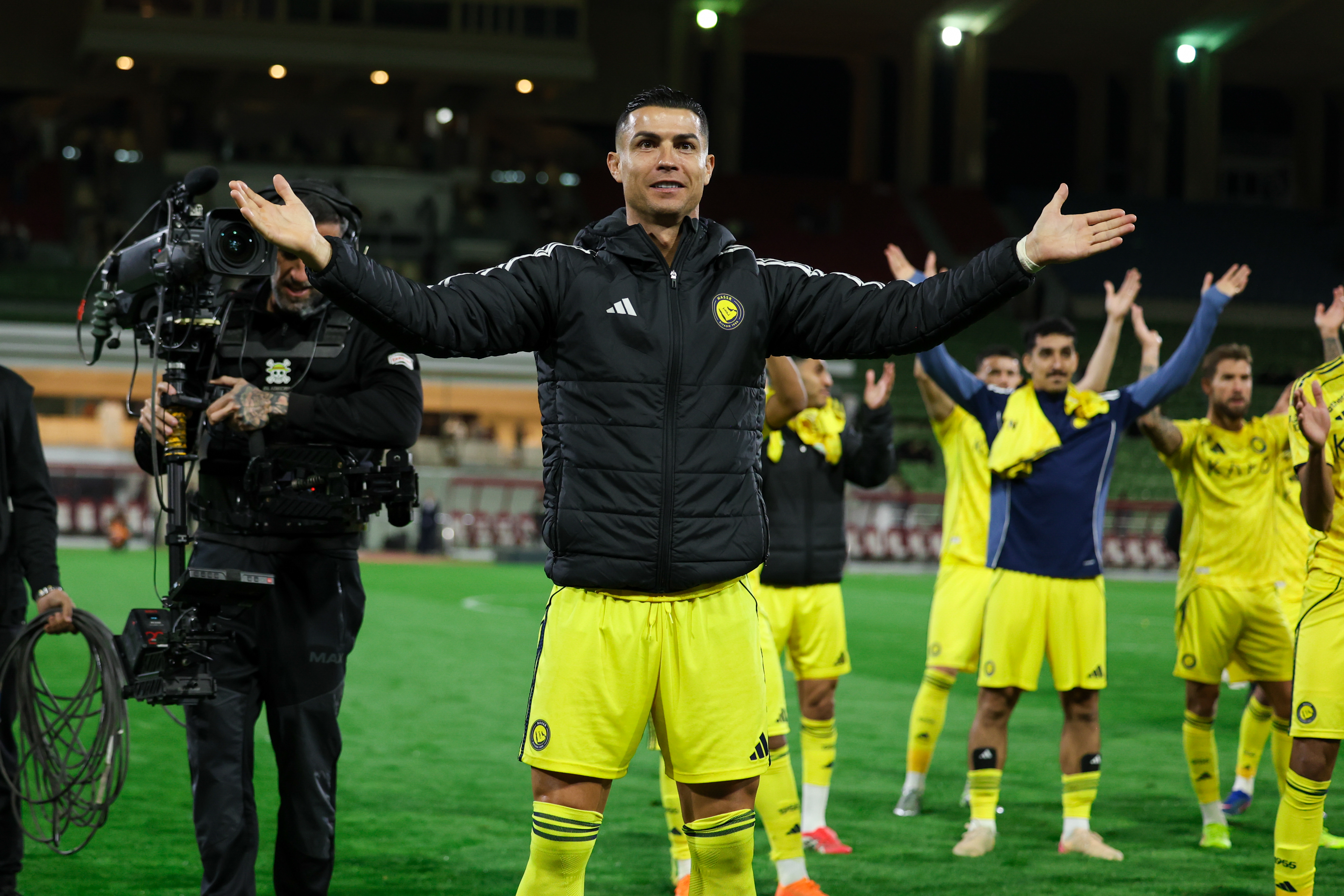 Cristiano Ronaldo con su club Al Nassr.