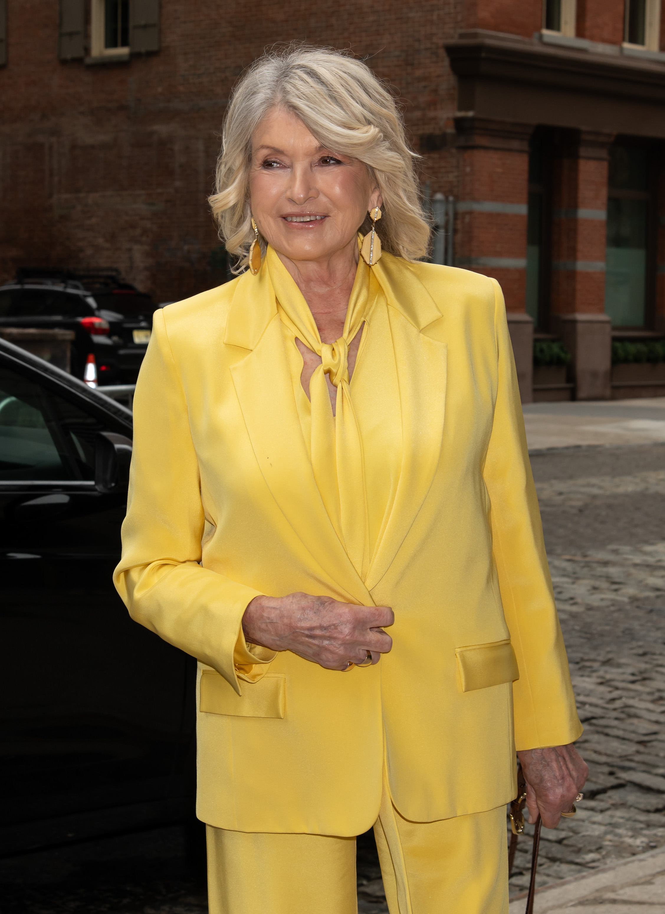 Martha Stewart is seen on March 06, 2026 in New York City.