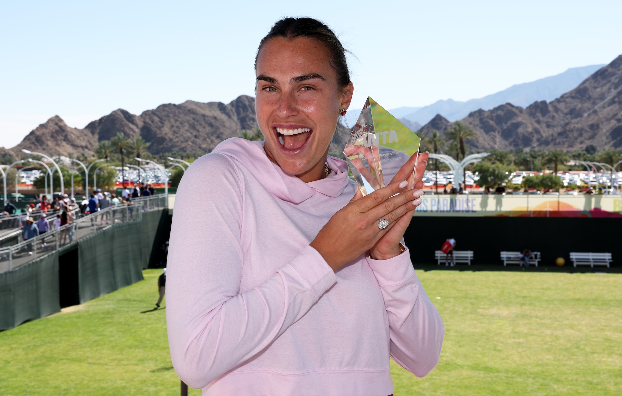 Tennis Pro Aryna Sabalenka Hopes to ‘Distract’ Opponents With Dazzling $1 Million Engagement Ring