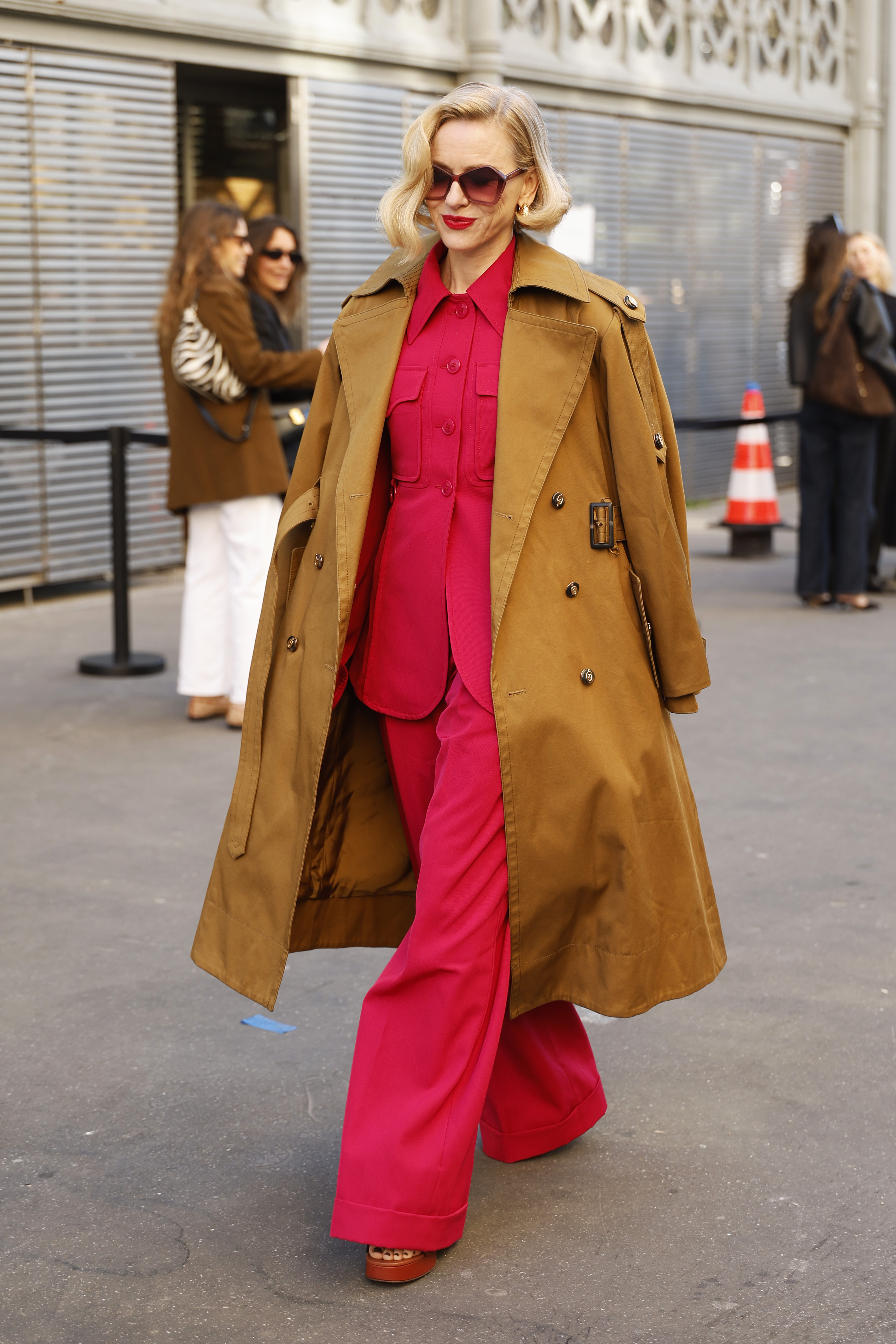 Naomi Watts is seen outside Zimmermann during Day Eight of Paris Fashion Week - Womenswear Fall/Winter 2026/2027 on March 09, 2026 in Paris, France.