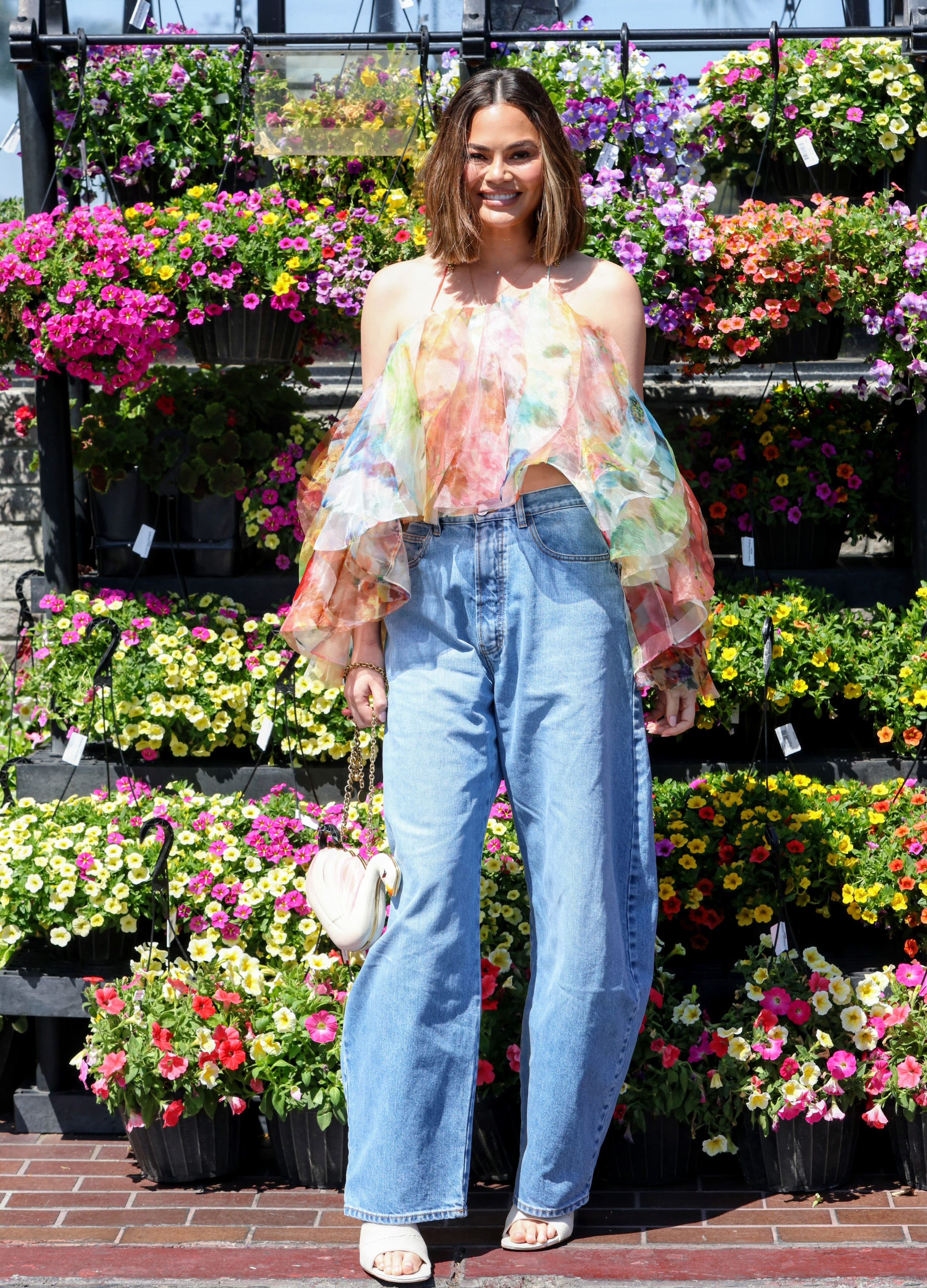 Chrissy Teigen is seen on March 26, 2026 in Los Angeles, California.