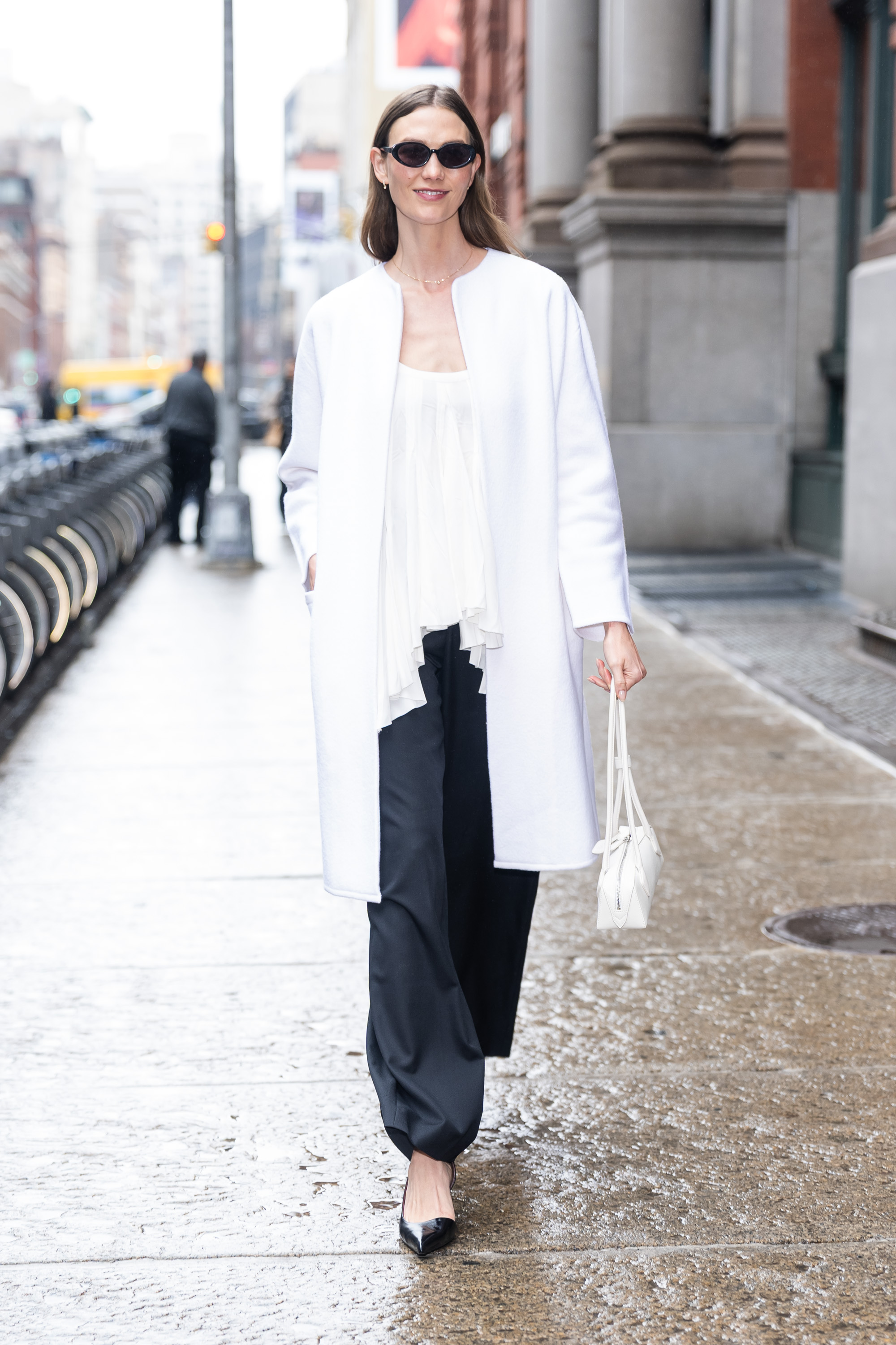 Karlie Kloss is seen in SoHo on March 23, 2026 in New York City.