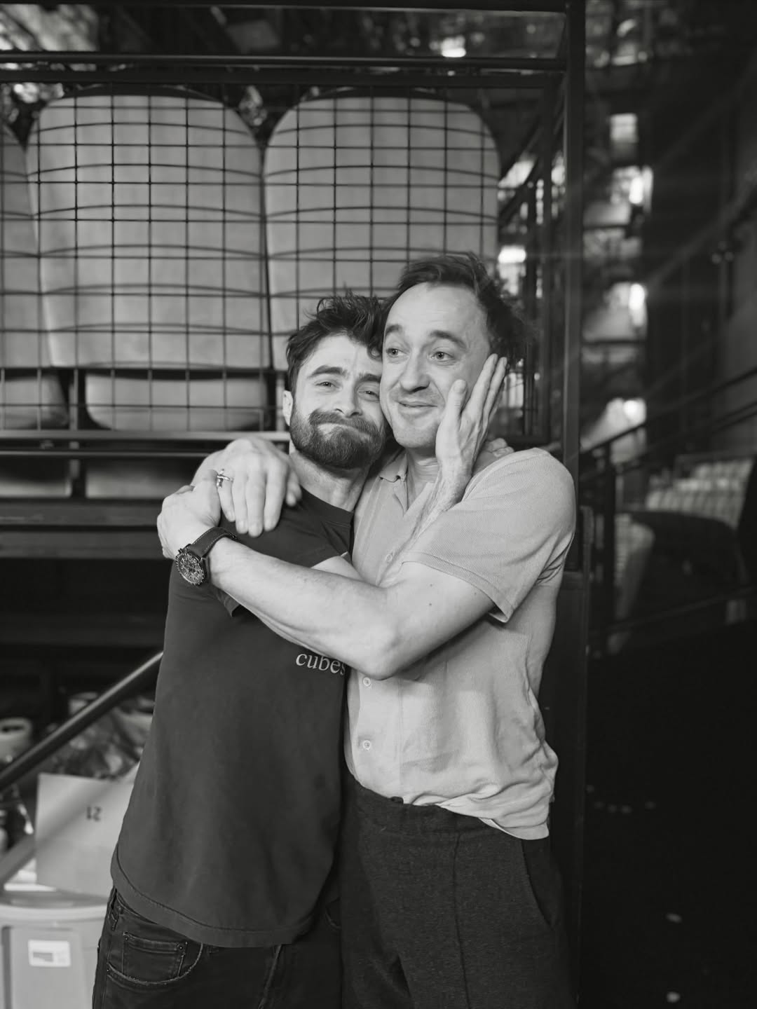 Harry Potter's Daniel Radcliffe and Tom Felton Stage Broadway Reunion