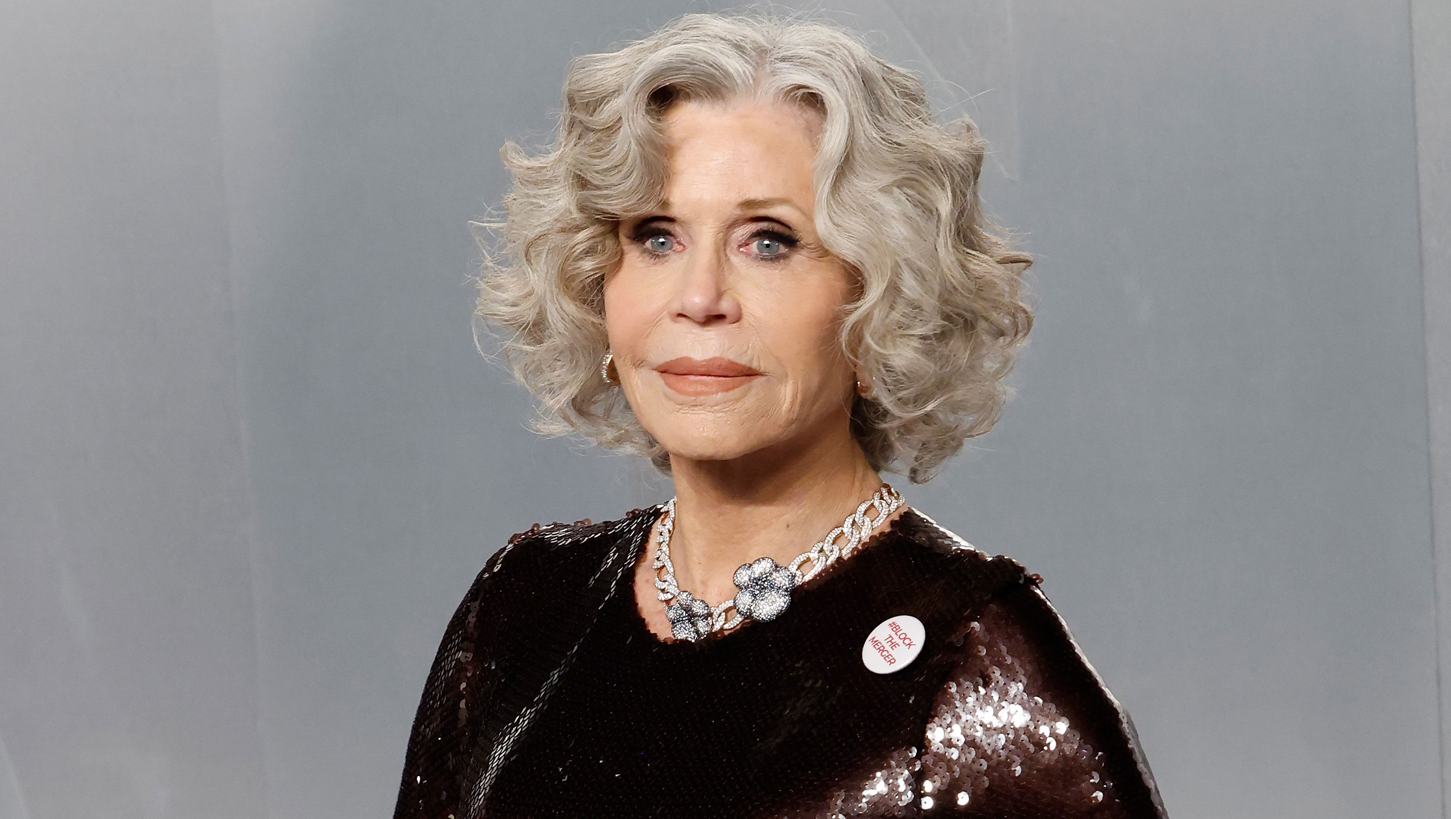 LOS ANGELES, CALIFORNIA - MARCH 15: Jane Fonda attends the 2026 Vanity Fair Oscar Party hosted by Mark Guiducci at Los Angeles County Museum of Art on March 15, 2026 in Los Angeles, California. (Photo by Taylor Hill/FilmMagic)