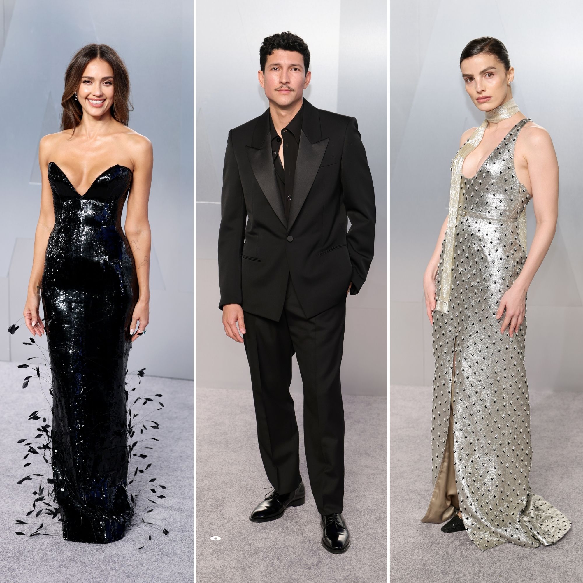 Jessica Alba, Danny Ramírez y Lux Pascal