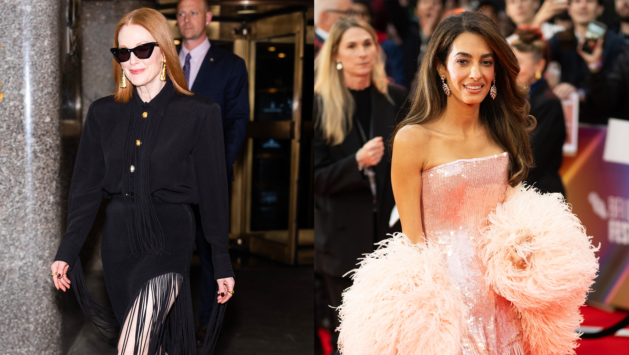 Julianne Moore and Amal Clooney Fringe Trend