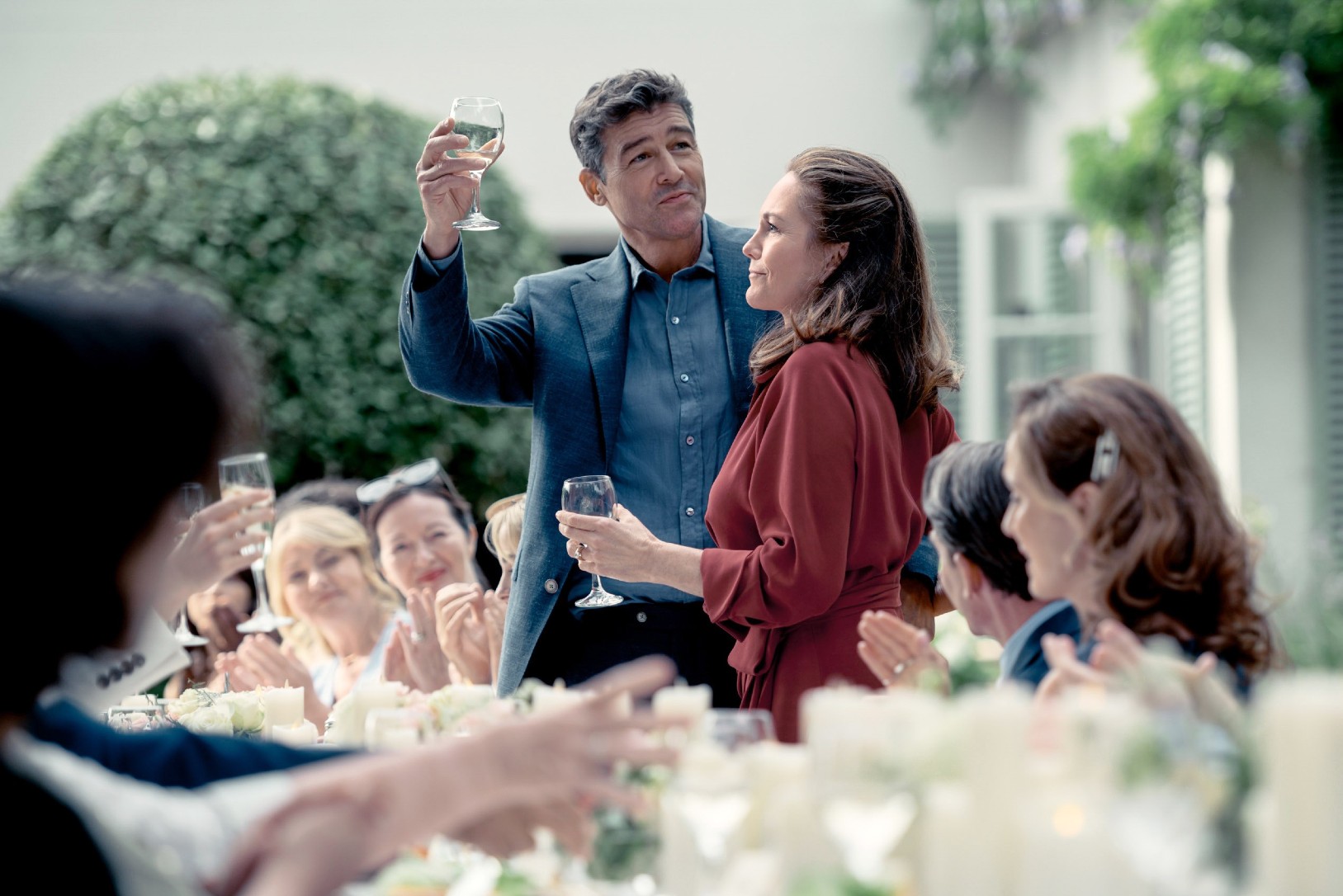 Kyle Chandler and Diane Lane in Anniversary