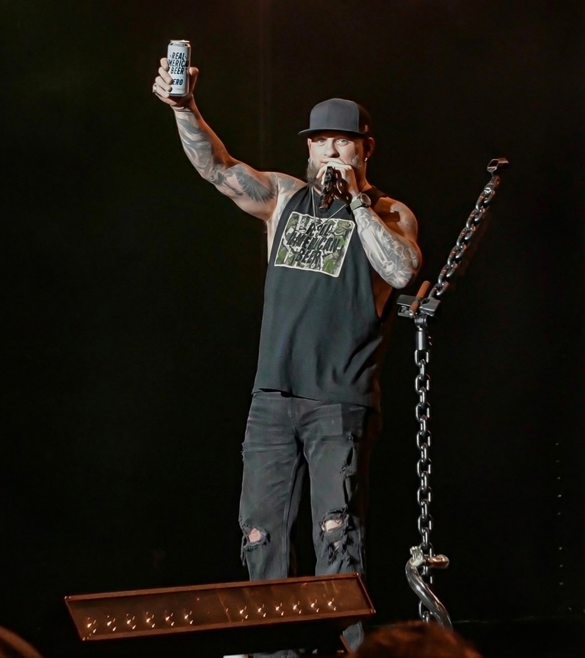 Brantley Gilbert Explains Why He Performed at Turning Point USA Halftime Show