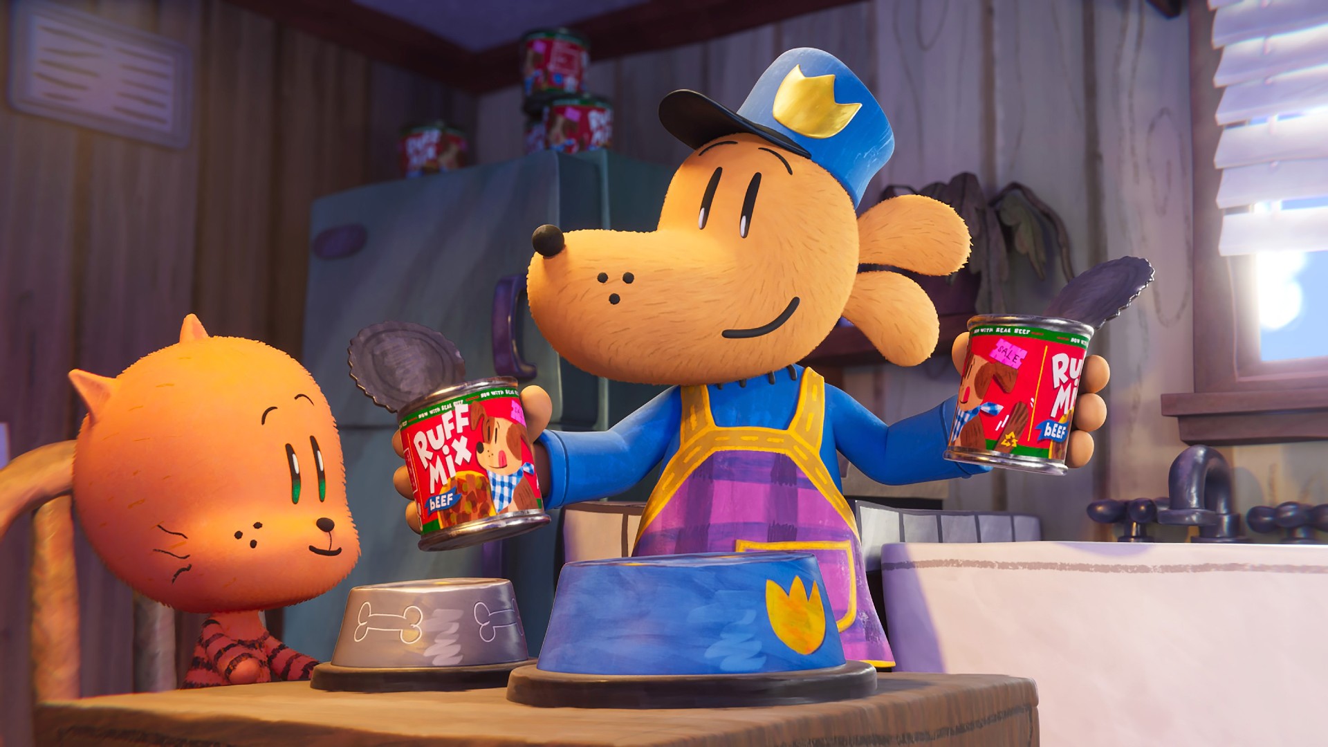 Li'l Petey (voice: Lucas Hopkins Calderon), Dog Man (voice: Peter Hastings) in Dog Man