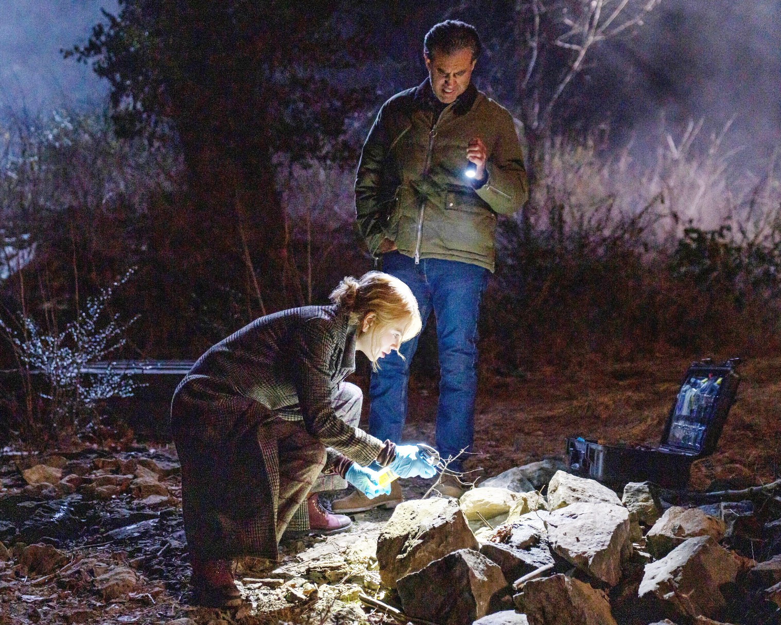 Bobby Cannavale and Nicole Kidman in Scarpetta