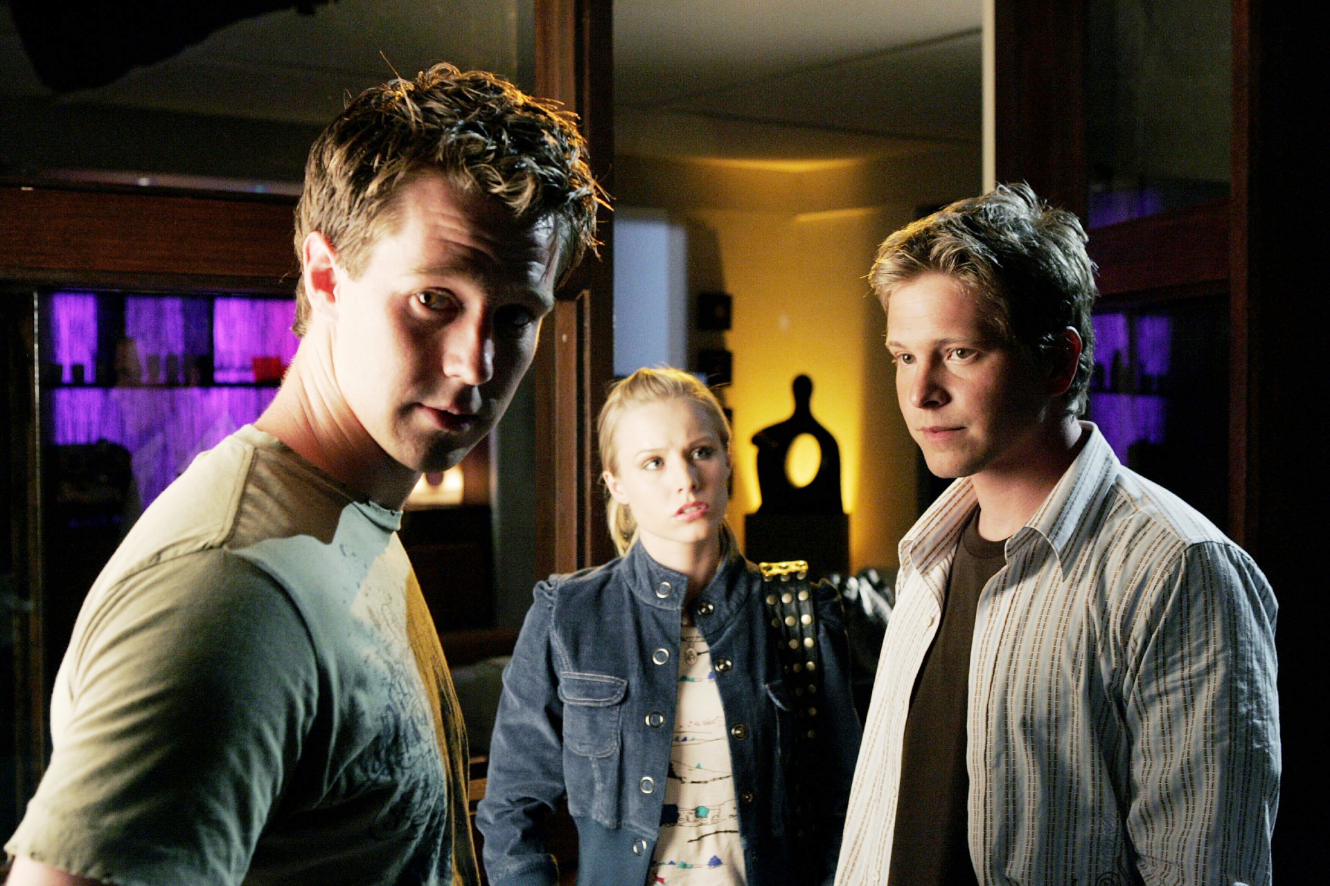Jason Dohring, Kristen Bell and Matt Czuchry in Veronica Mars