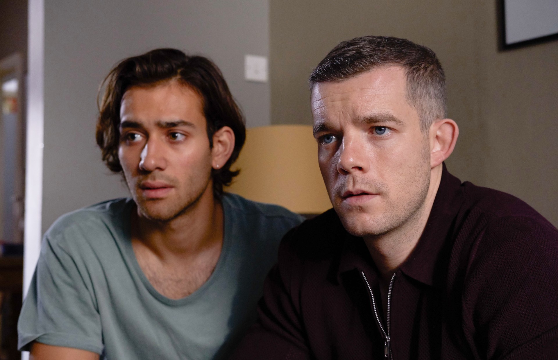 Maxim Baldry and Russell Tovey in Years and Years