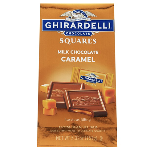 Ghirardelli Chocolate Squares With Caramel Filling