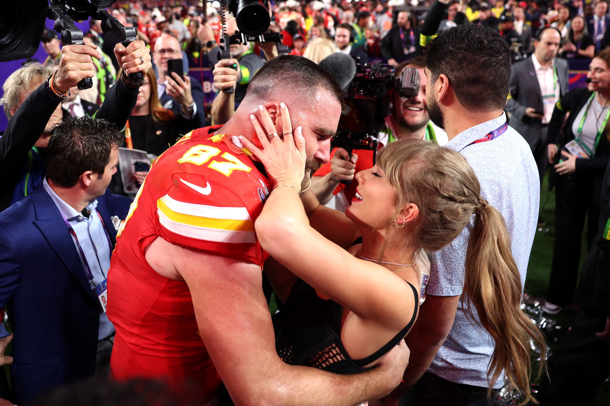GettyImages-2004213037 Travis Kelce Taylor Swift 2024