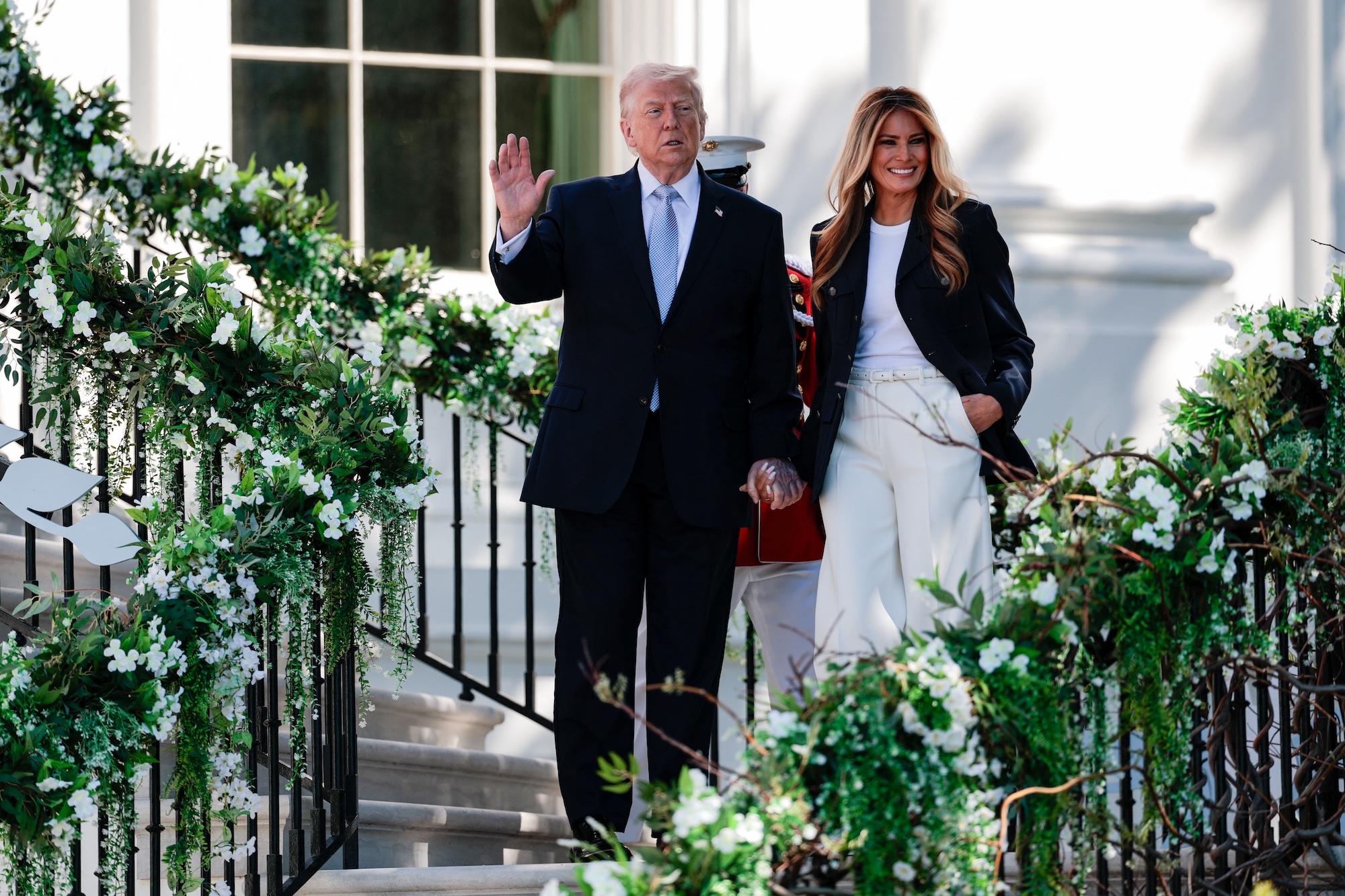 President Donald Trump Clarifies He Didn't 'Recommend' Melania's Epstein Statement But Approved Of It