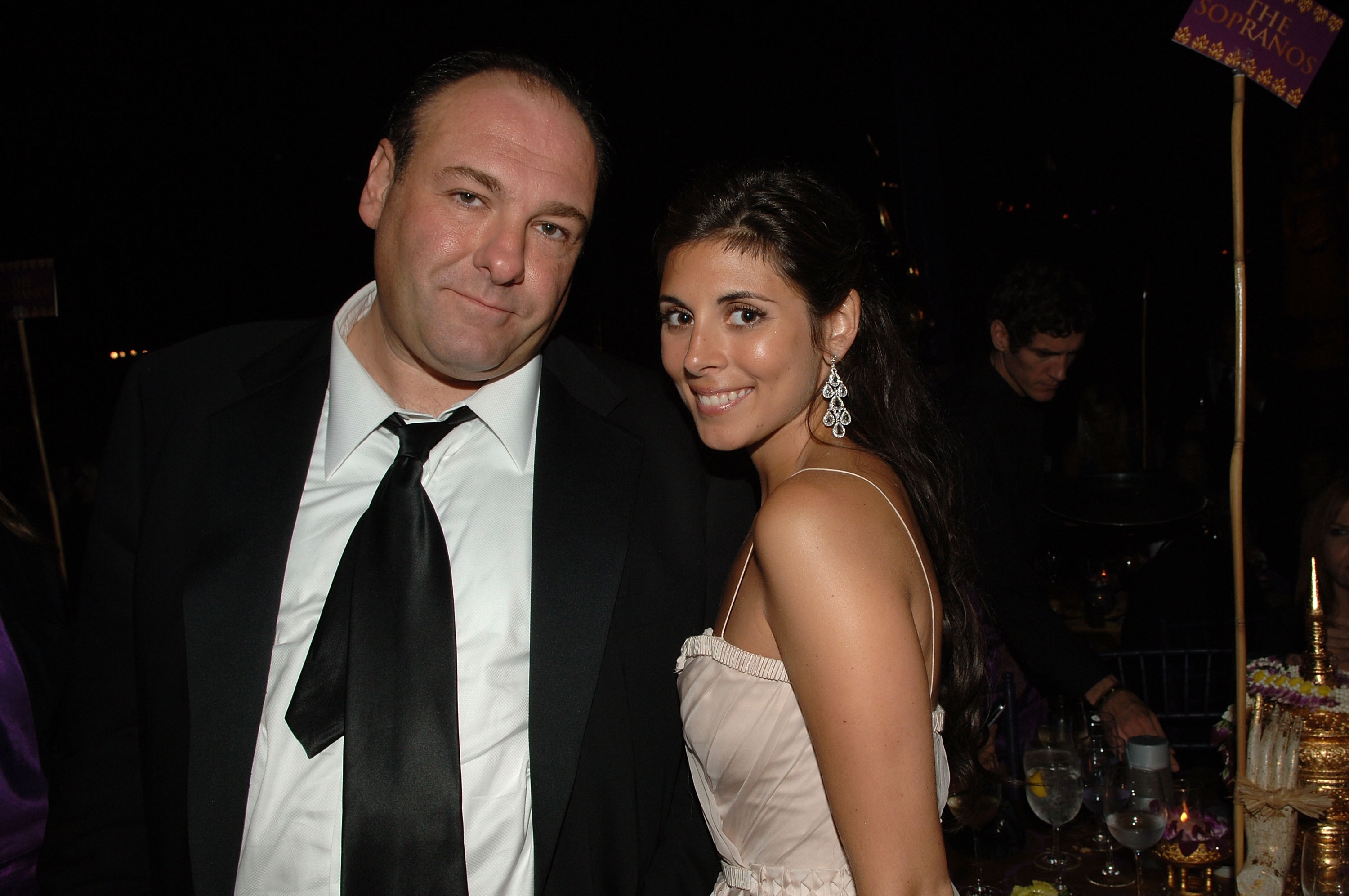 James Gandolfini and Jamie Lynn Sigler
