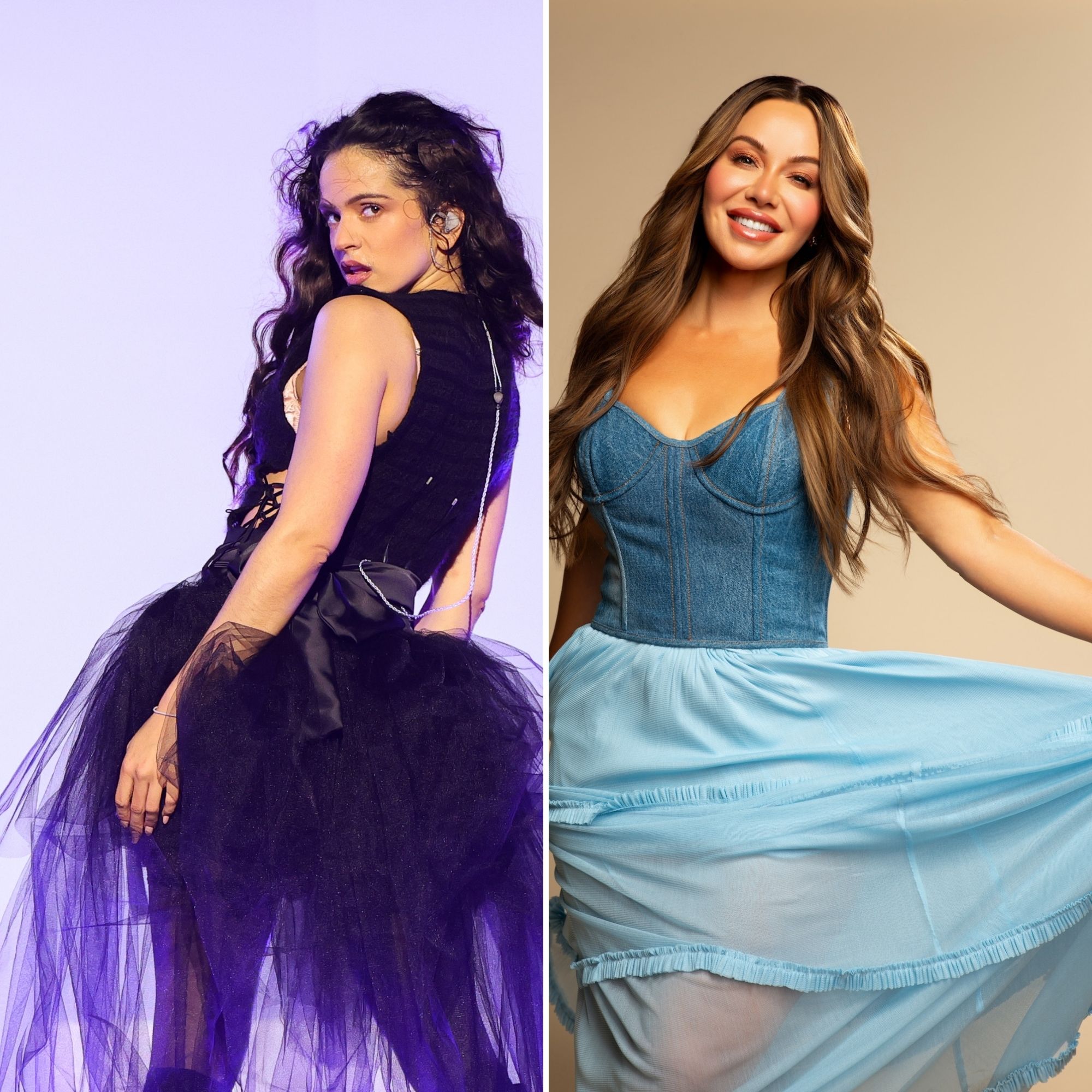 Rosalía y Chiquis