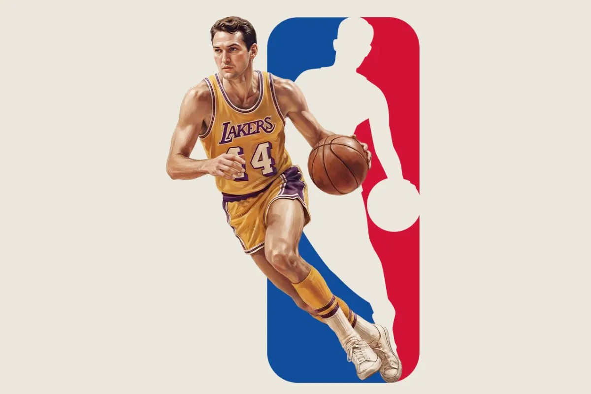 Jerry West in Jerry West: The Logo