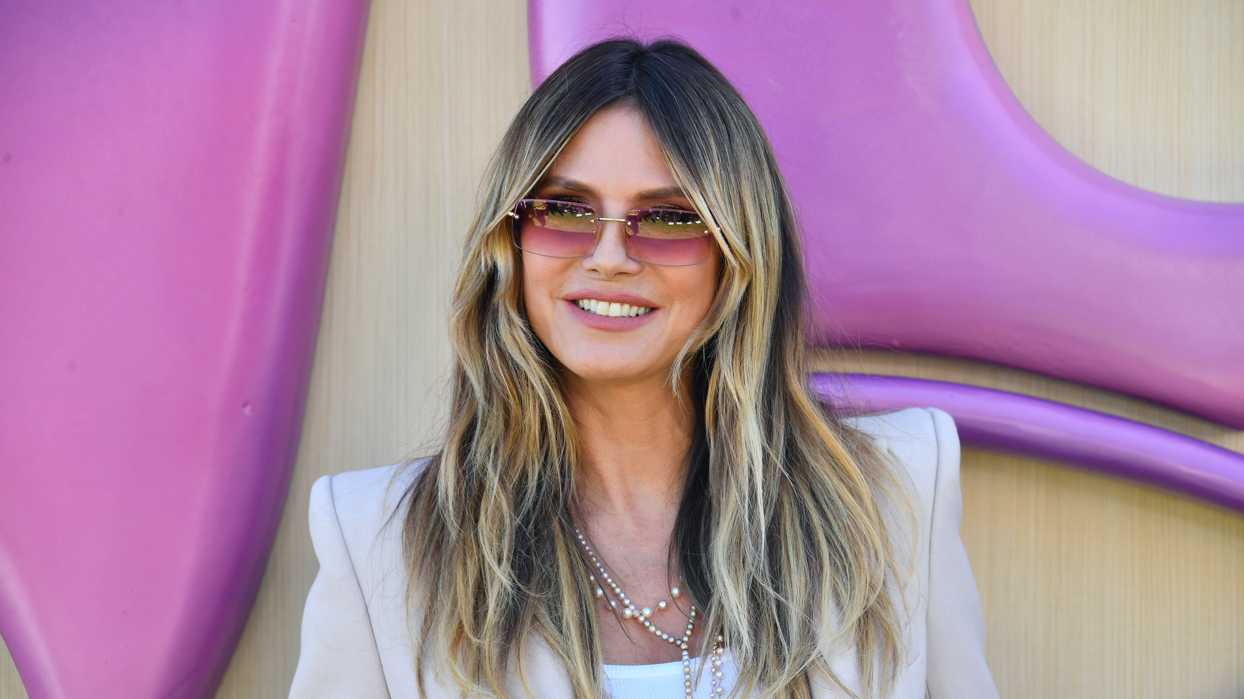BEVERLY HILLS, CALIFORNIA - APRIL 22: Heidi Klum attends Hulu's Get Real House at Casa Lago on April 22, 2026 in Beverly Hills, California. (Photo by Alberto E. Rodriguez/Getty Images)