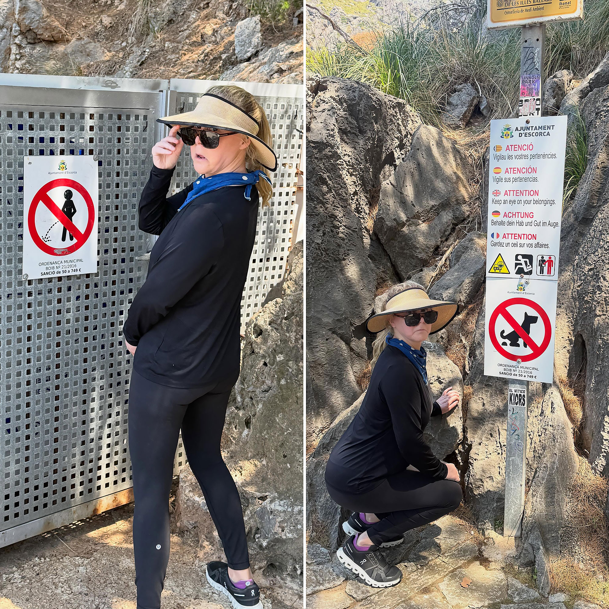 Amy Schumer They Love to Troll a Sign Just Like Us