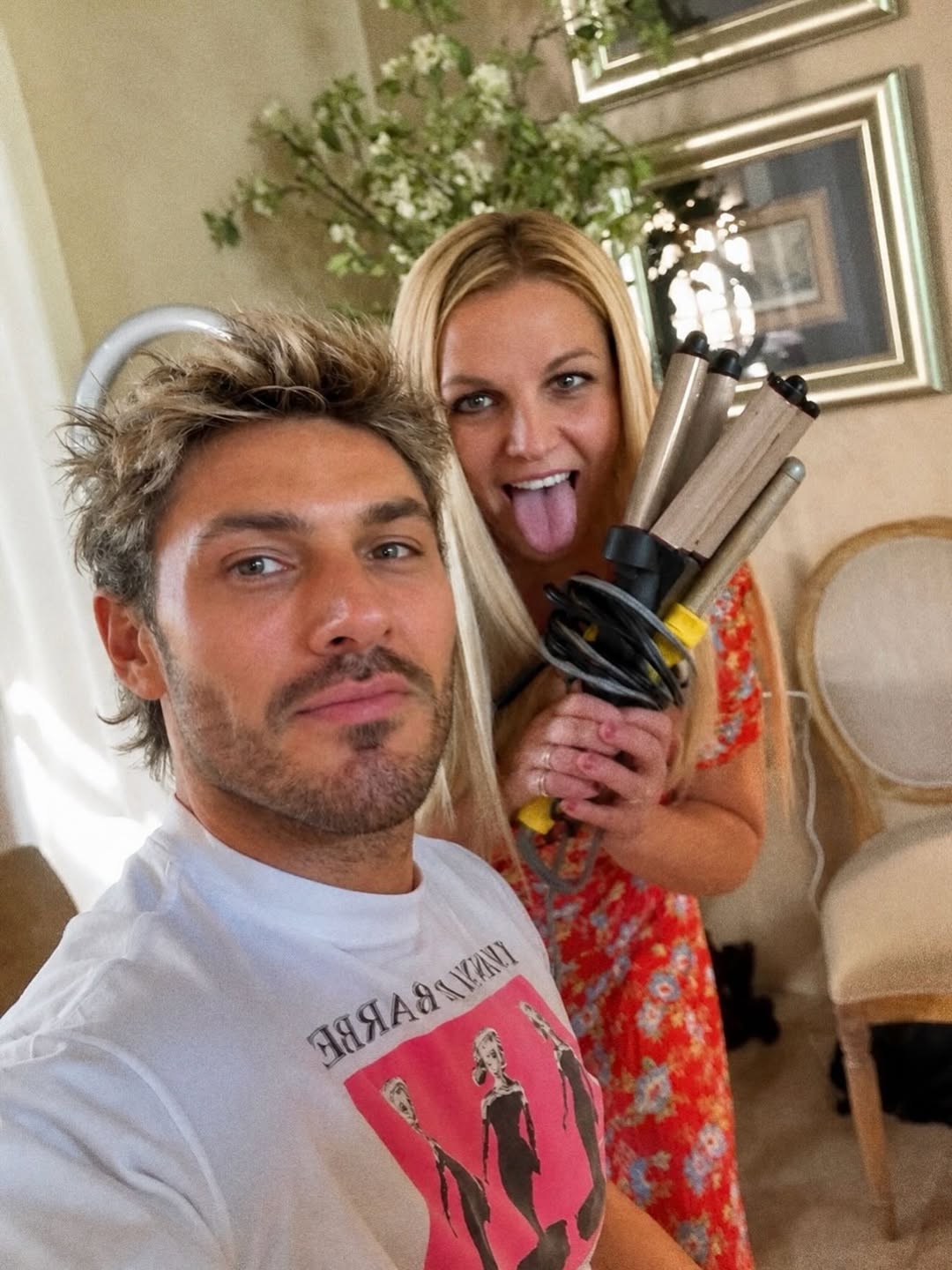 Chris Appleton Works His Hair Magic on Britney Spears With a Sleek Style