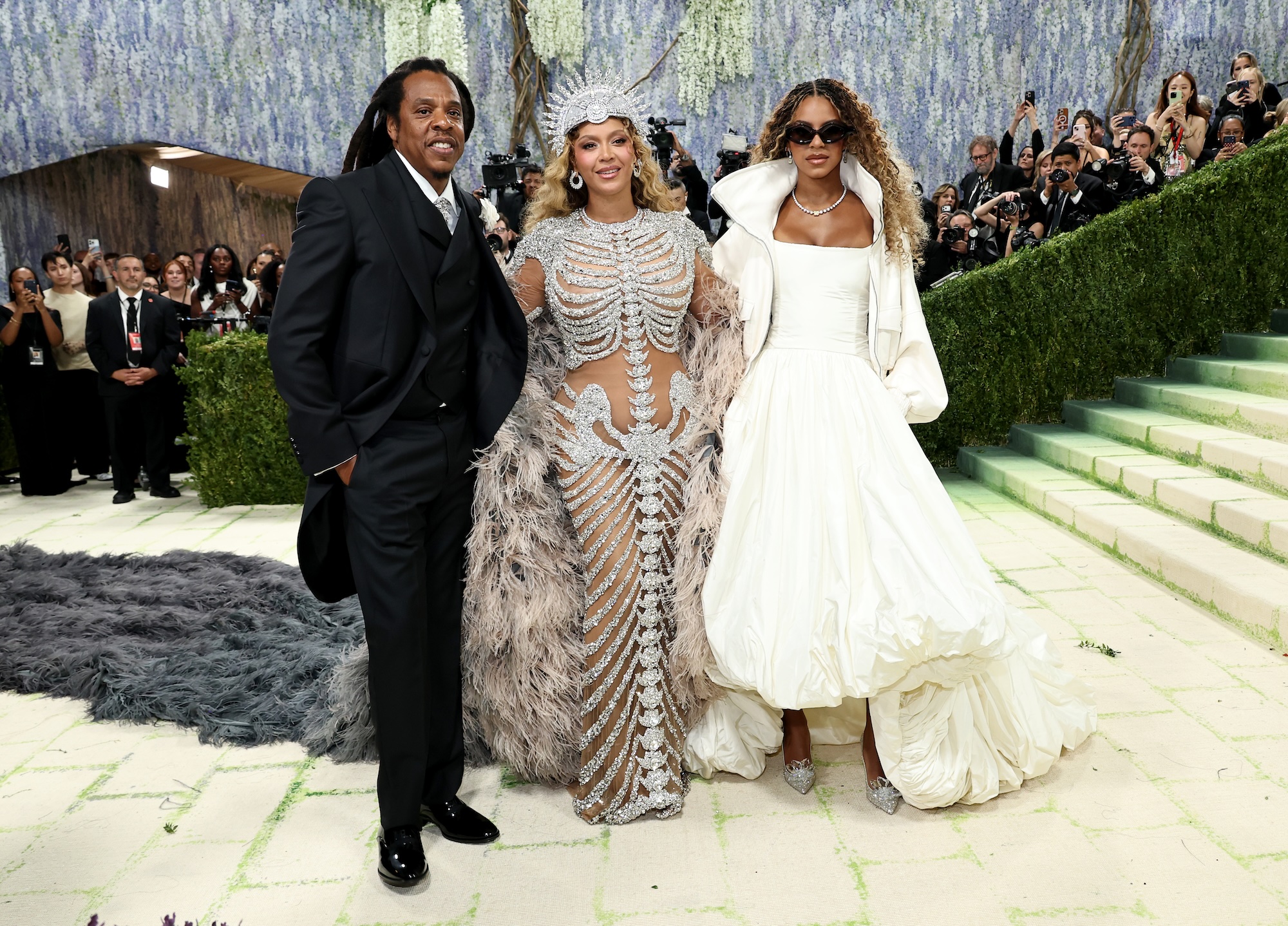 Beyonce Says Jay-Z Grew His Hair to Help Blue Feel Confident
