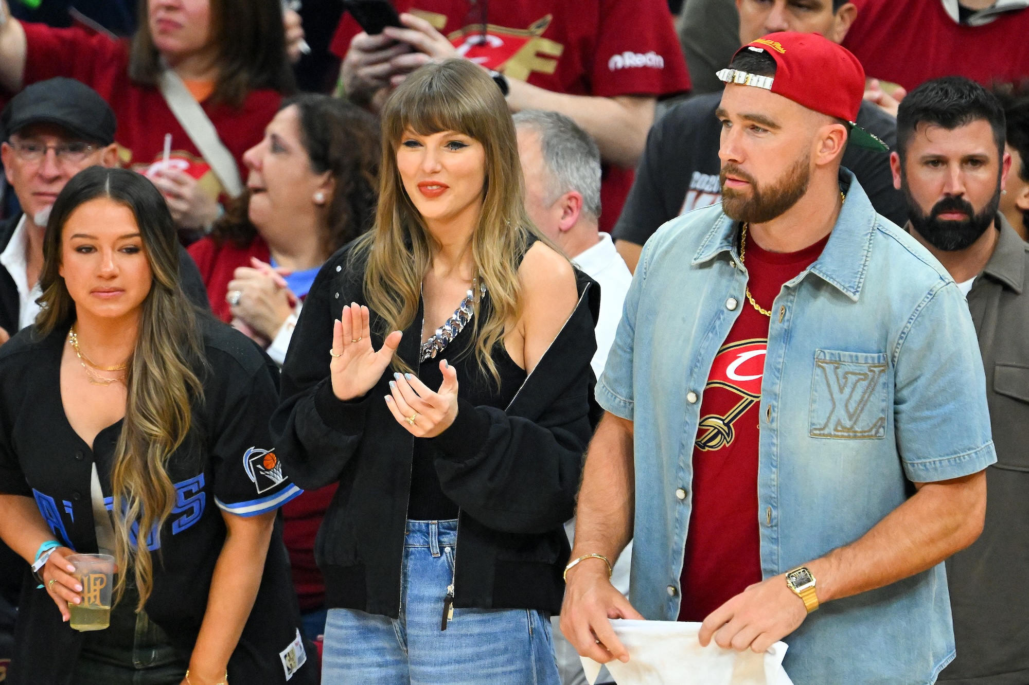 Taylor Swift Rocks a Trendy Yellow Dress With Travis Kelce